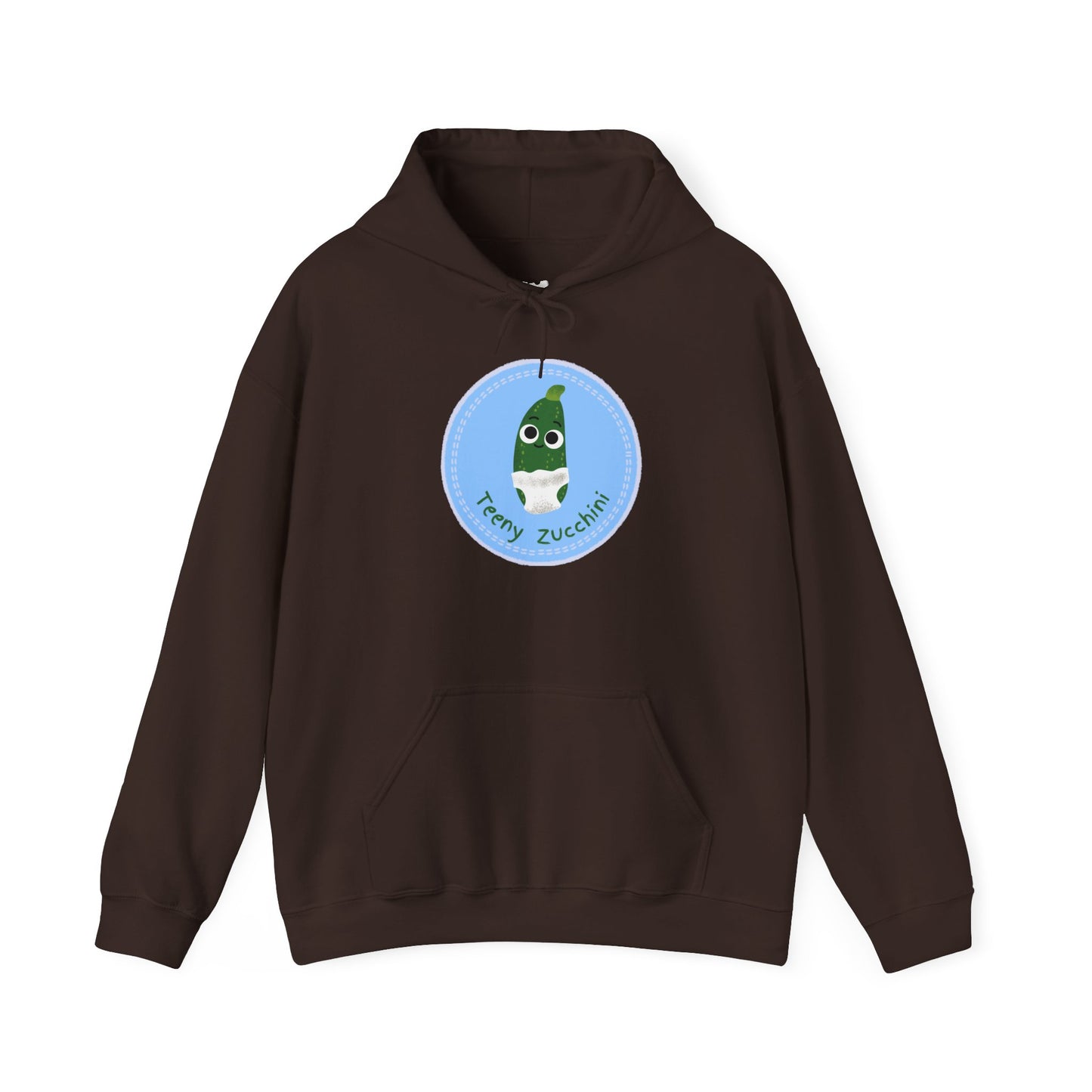 Funny Zucchini Hoodie, Cute Unisex Pullover, Vegetable Humor Apparel, Perfect Gift for Foodies, Fall Fashion Hoodie