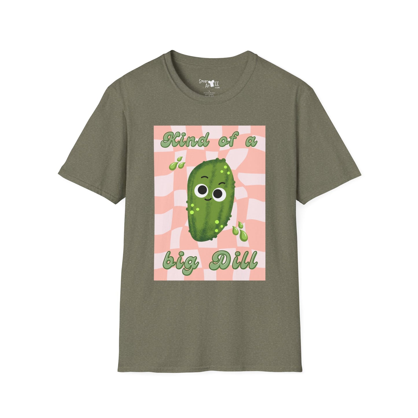 Cute Pickle Humor T-Shirt, Unisex Softstyle Tee, Funny Gift for Dill Pickle Lovers, Trendy Casual Wear, Unique Gift for Birthdays
