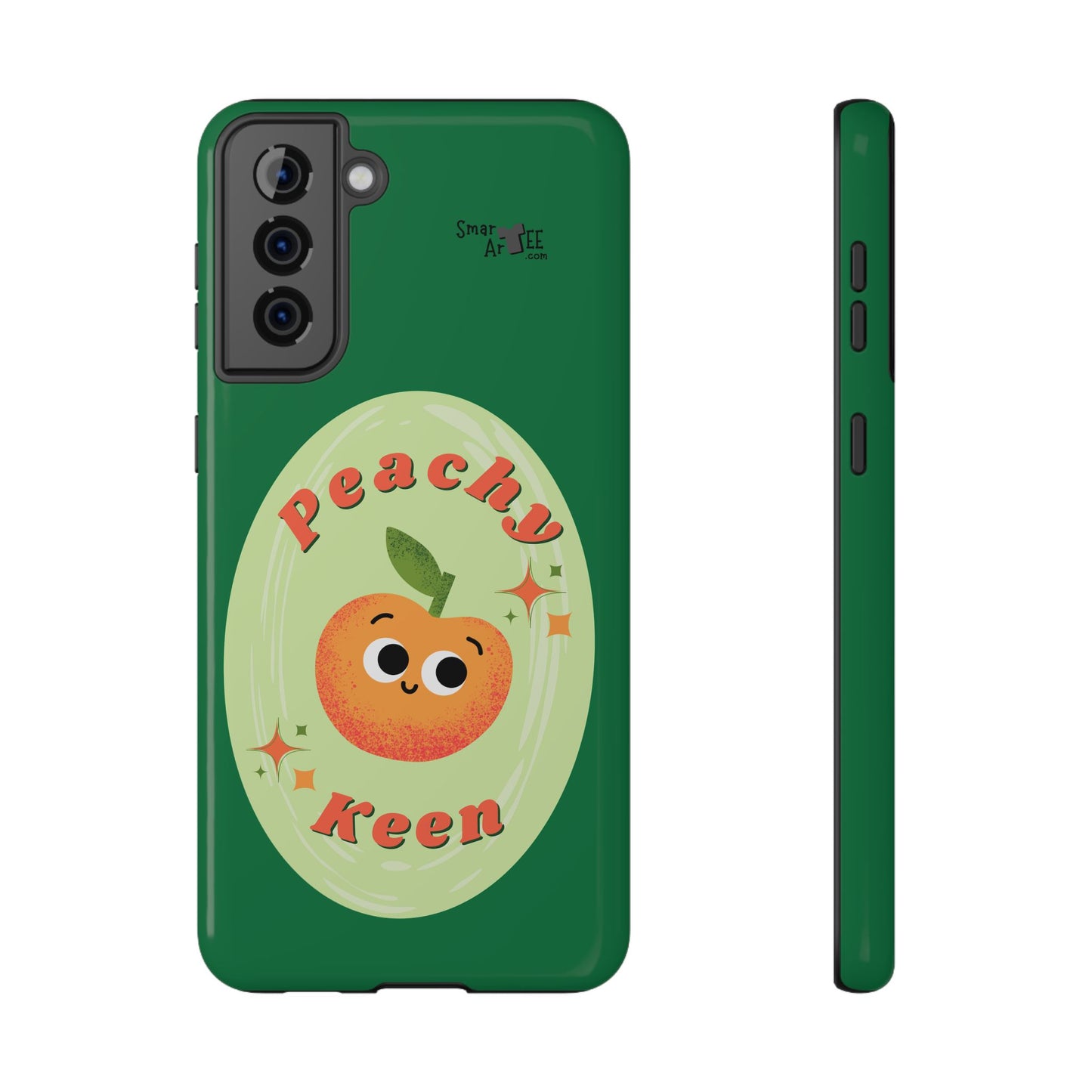 Peachy Keen Phone Case, Cute Impact-Resistant Case, Fun Smartphone Cover, Gift for Fruit Lovers, Customizable Phone Accessory