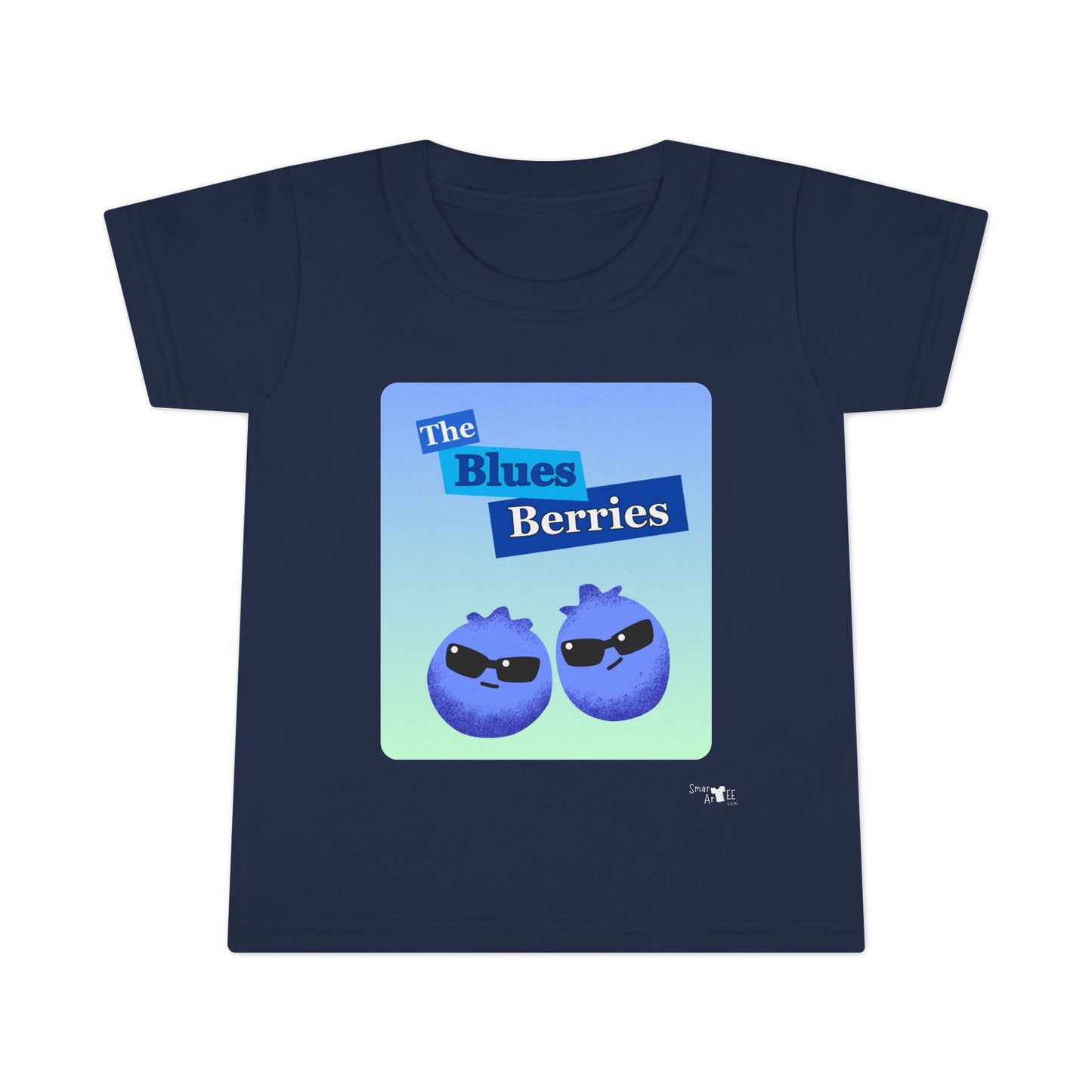 Cool Blues Berries Toddler Shirt, Funky Kids Tee, Cute Graphic Shirt, Fun Birthday Gift, Summer Outfit for Kids