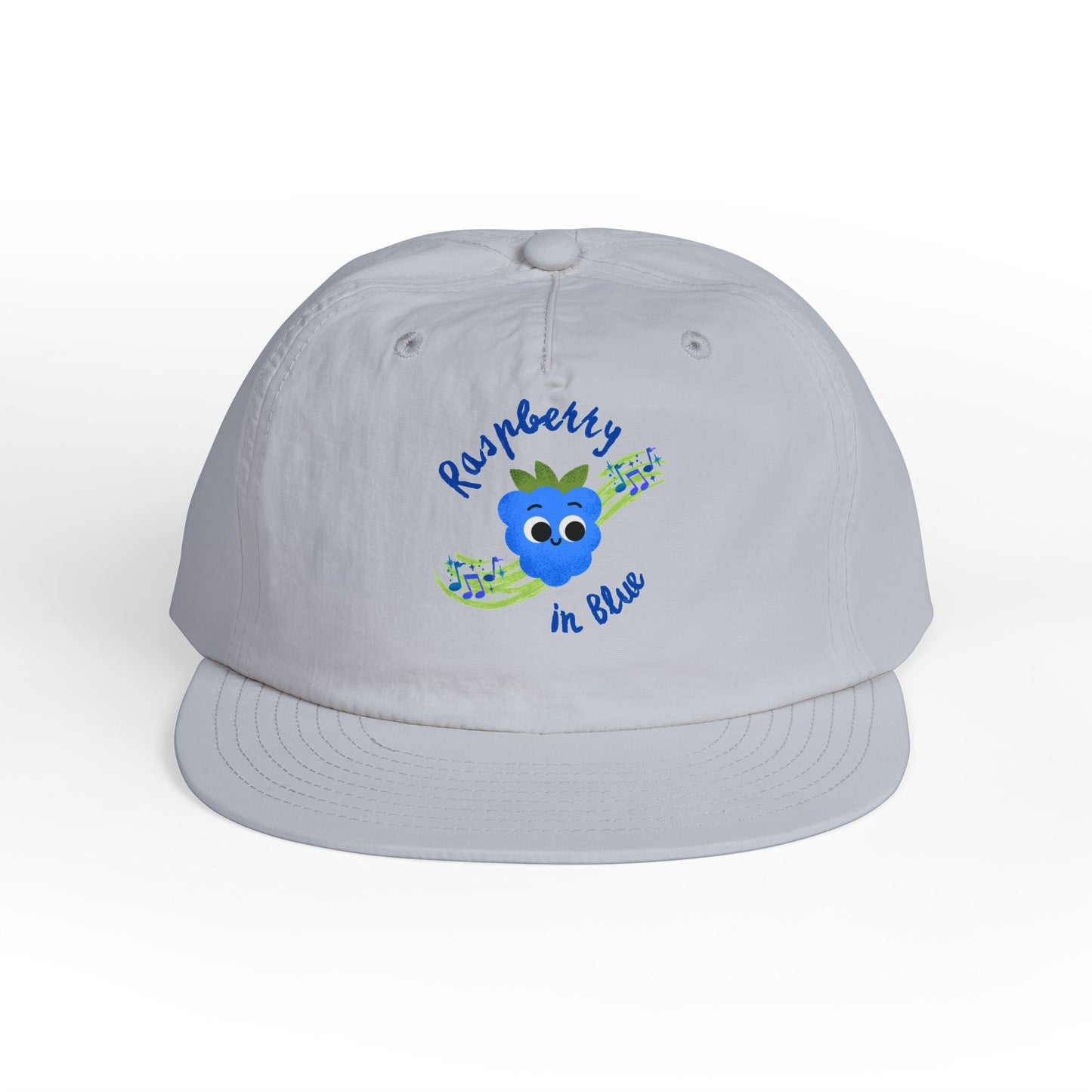 Rhapsody in Blue Pun Surf Cap | Fun Summer Hat, Youth Beachwear, Gift for All Ages, Outdoor Adventures, Vacation Accessory