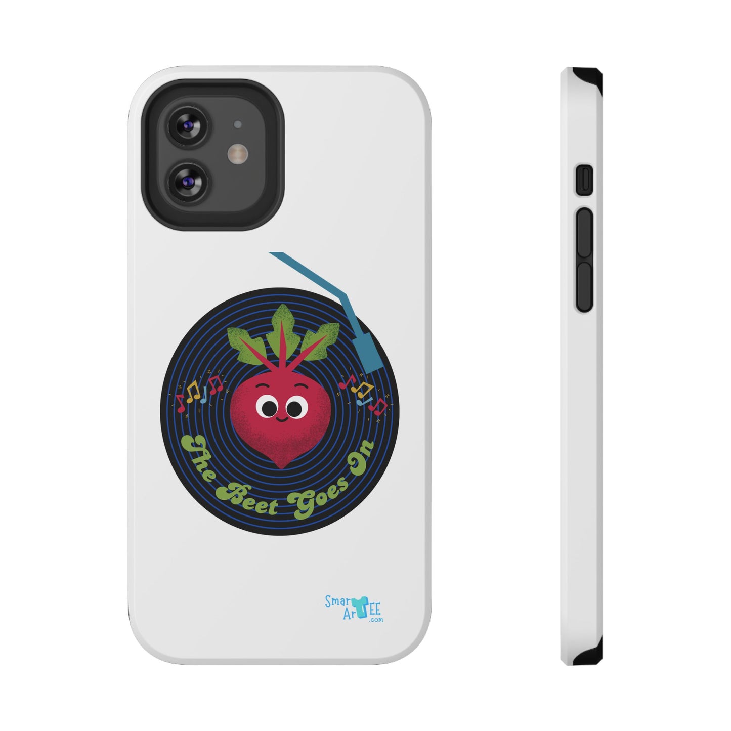 Fun Impact-Resistant Phone Cases - Unique Phone Accessories, Beet Pun Themed, Holiday Present