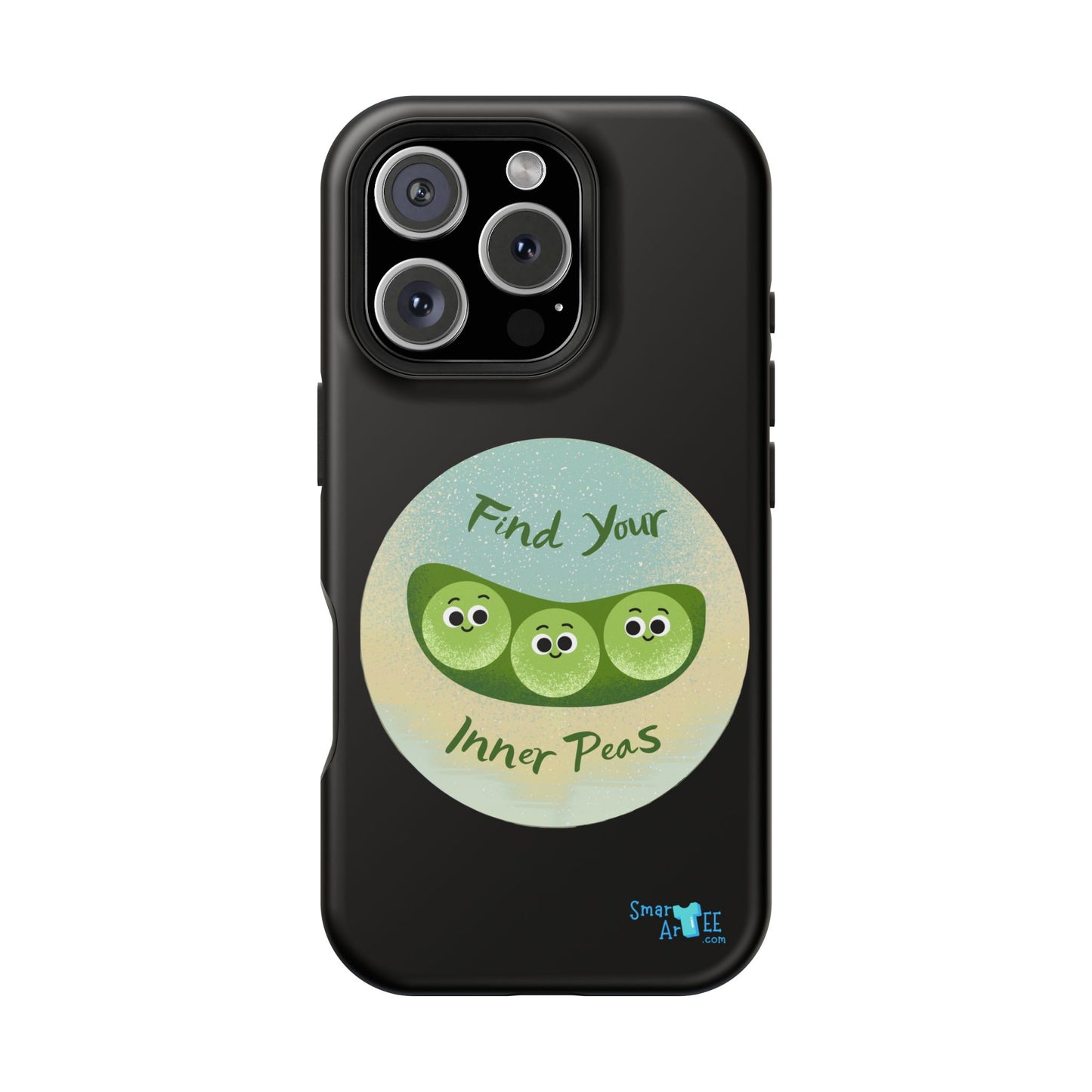 Find Your Inner Peas Phone Case | Impact-Resistant, Cute Phone Cover for Veggie Lovers, Gift for Friends, Fun Phone Accessories
