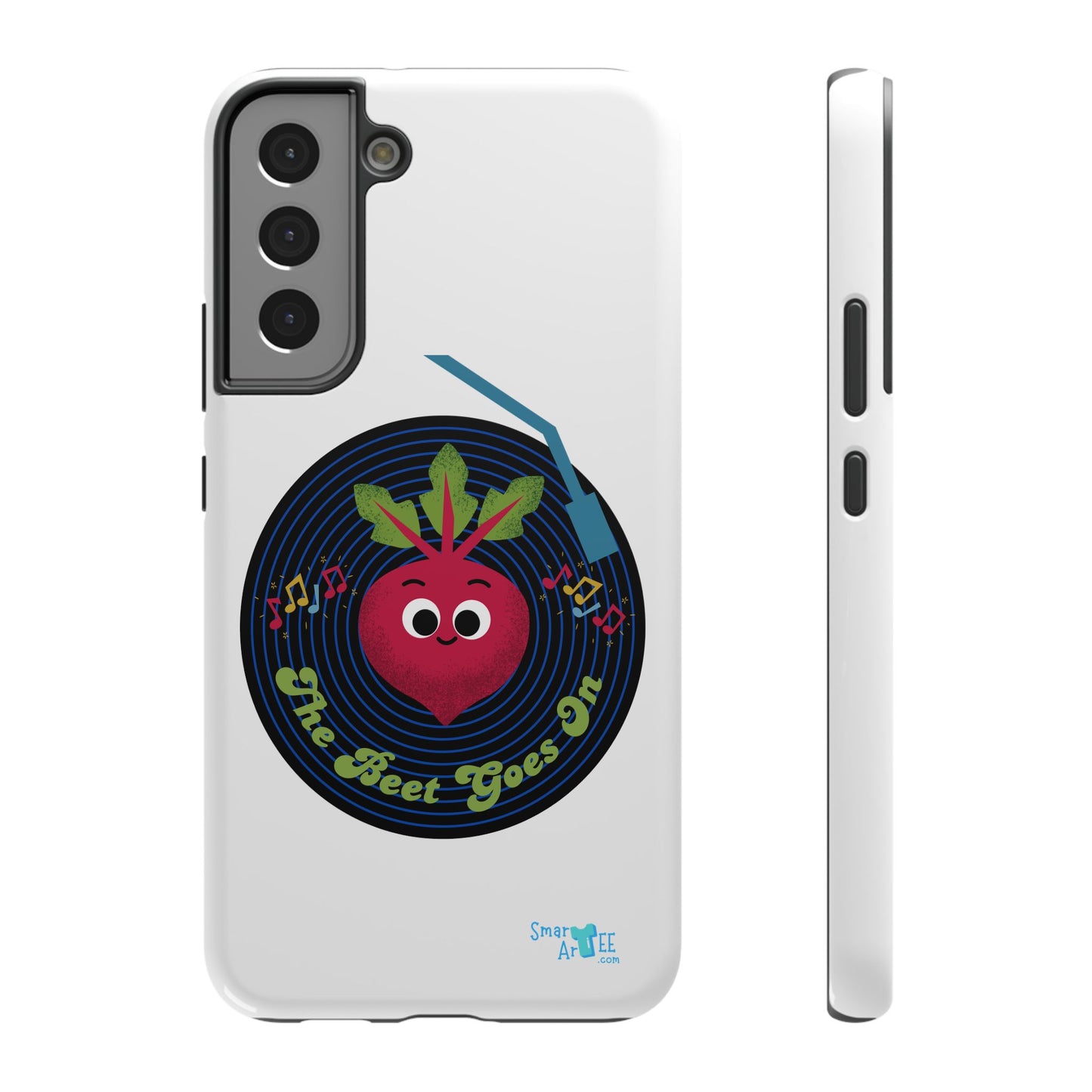 Fun Impact-Resistant Phone Cases - Unique Phone Accessories, Beet Pun Themed, Holiday Present