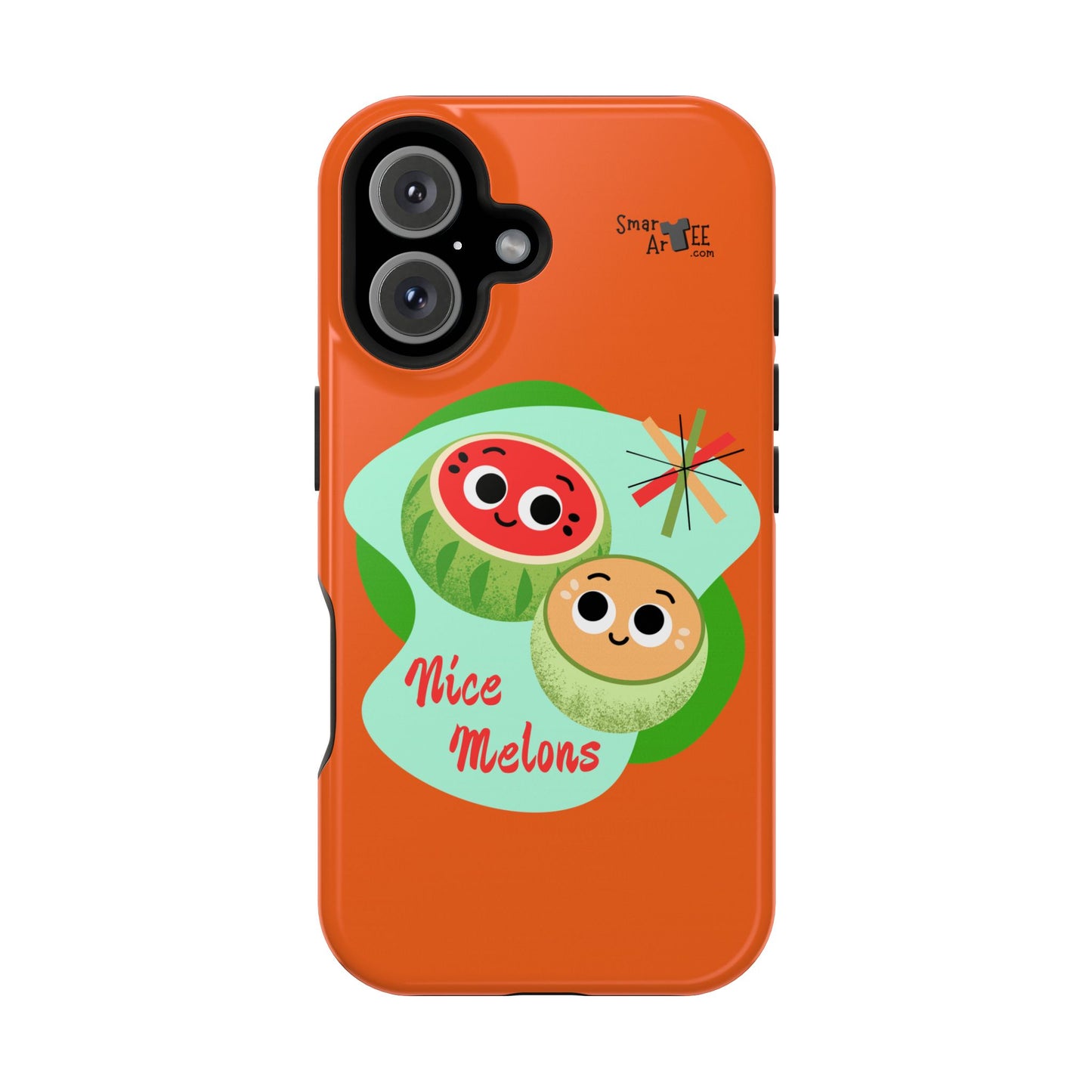 Cute Fruit Phone Case - Nice Melons Design, Impact-Resistant, Fun Gift for Kids, Phone Accessories for Celebrations, Fruit Lovers