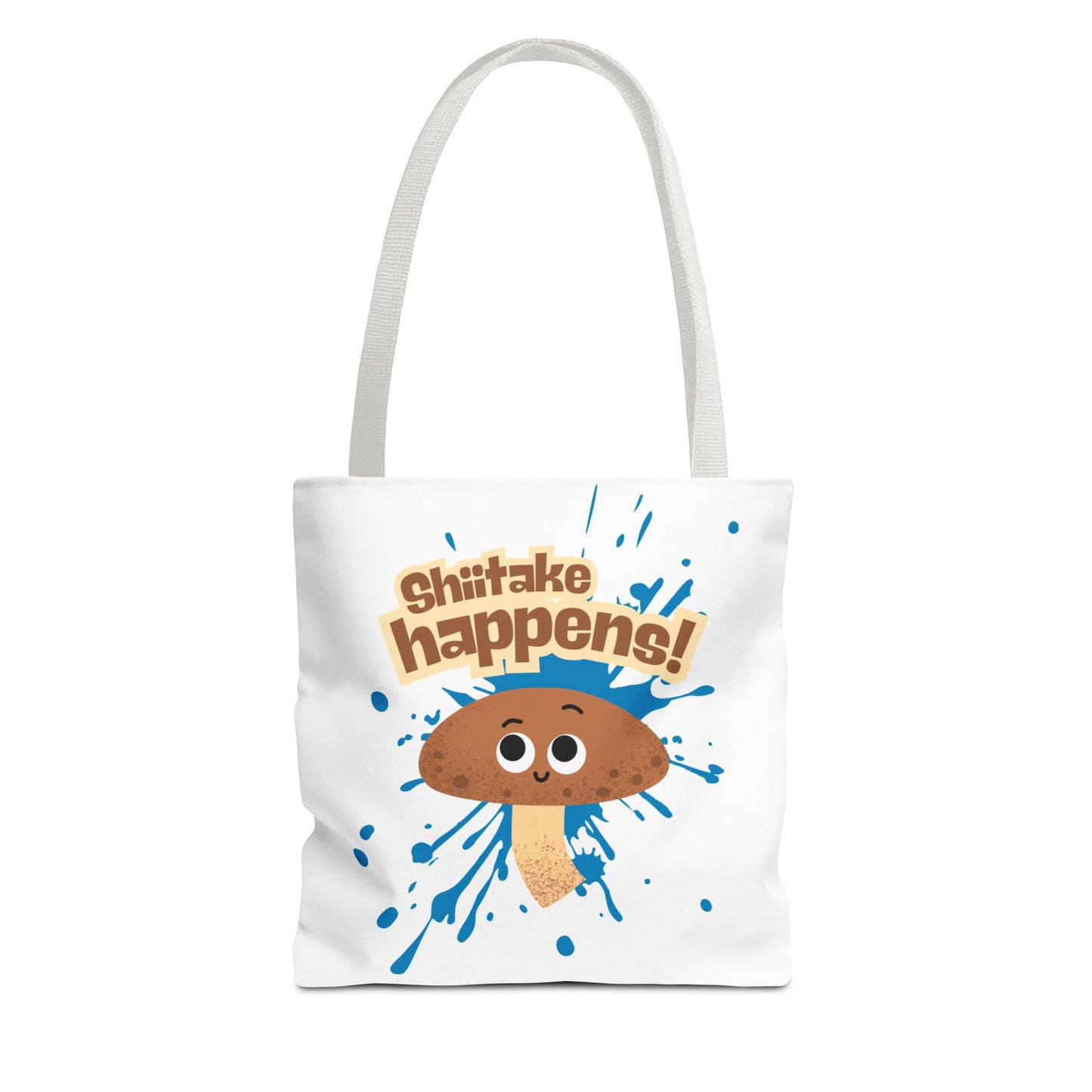 Funny Shiitake Mushroom Tote Bag, Humorous Eco-Friendly Shopping Bag, Perfect Gift for Fun-Lovers, Mushroom Lover Gift, Quirky Reusable Tote