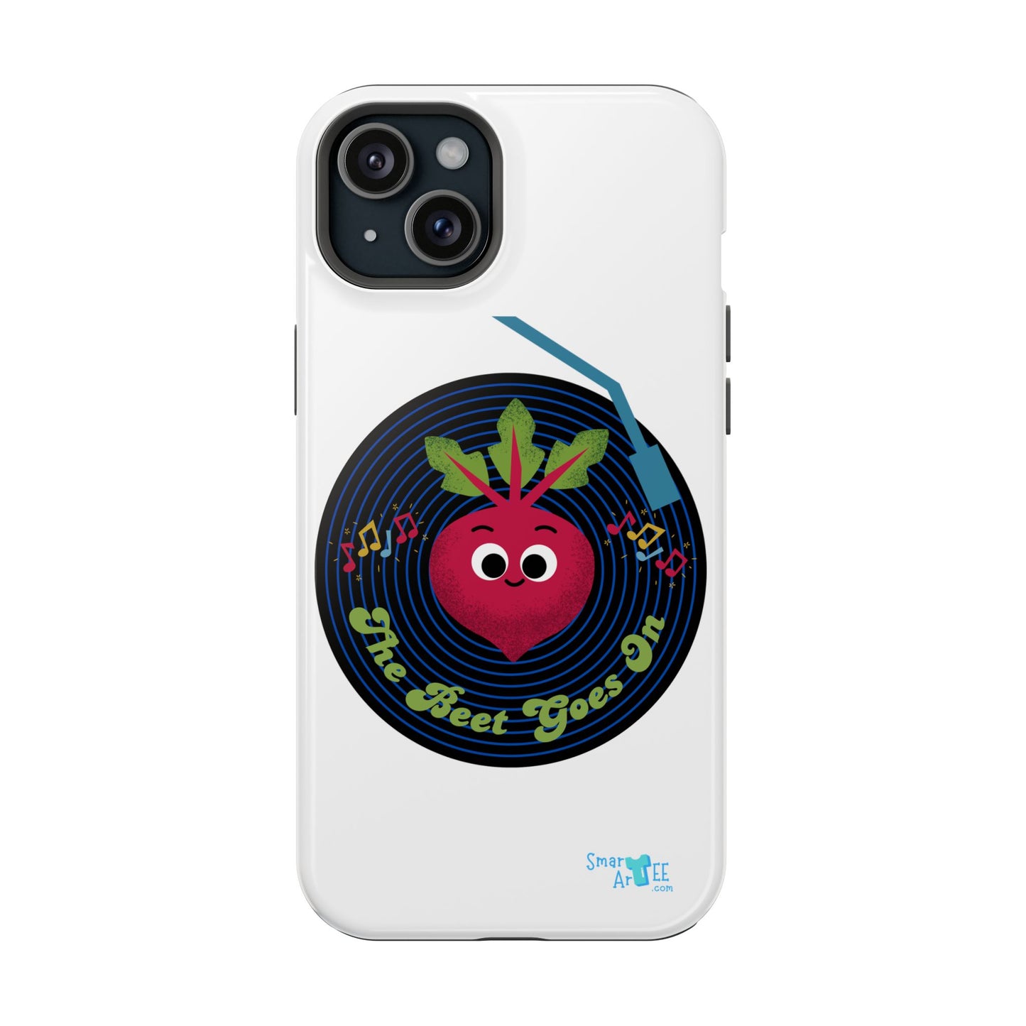 Fun Impact-Resistant Phone Cases - Unique Phone Accessories, Beet Pun Themed, Holiday Present