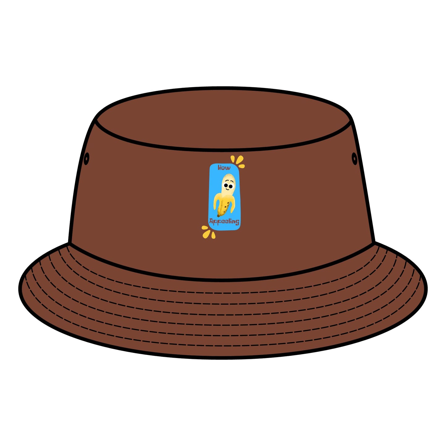 Stylish Bucket Hats for Outdoor Adventures, Funny Banana Pun Hat, Sun Protection, Trendy Summer Accessory, Casual Streetwear