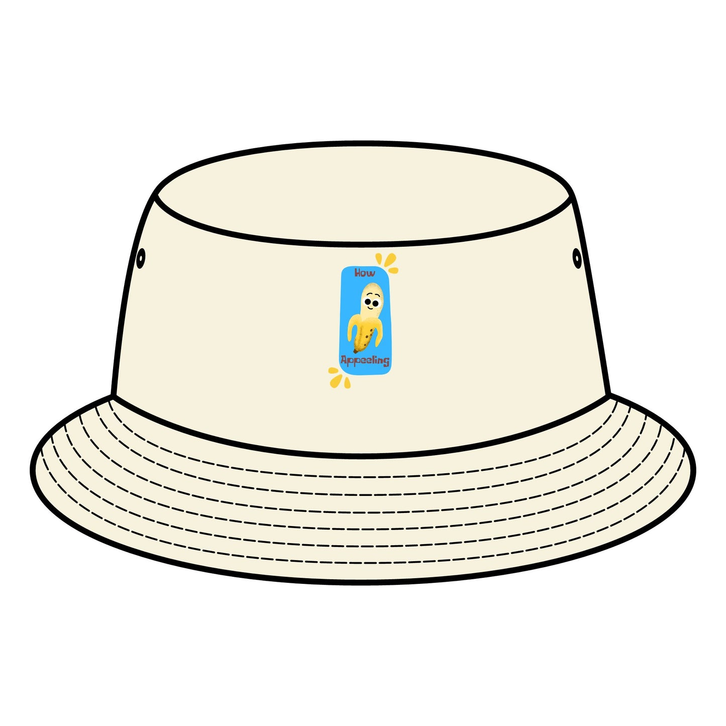 Stylish Bucket Hats for Outdoor Adventures, Funny Banana Pun Hat, Sun Protection, Trendy Summer Accessory, Casual Streetwear
