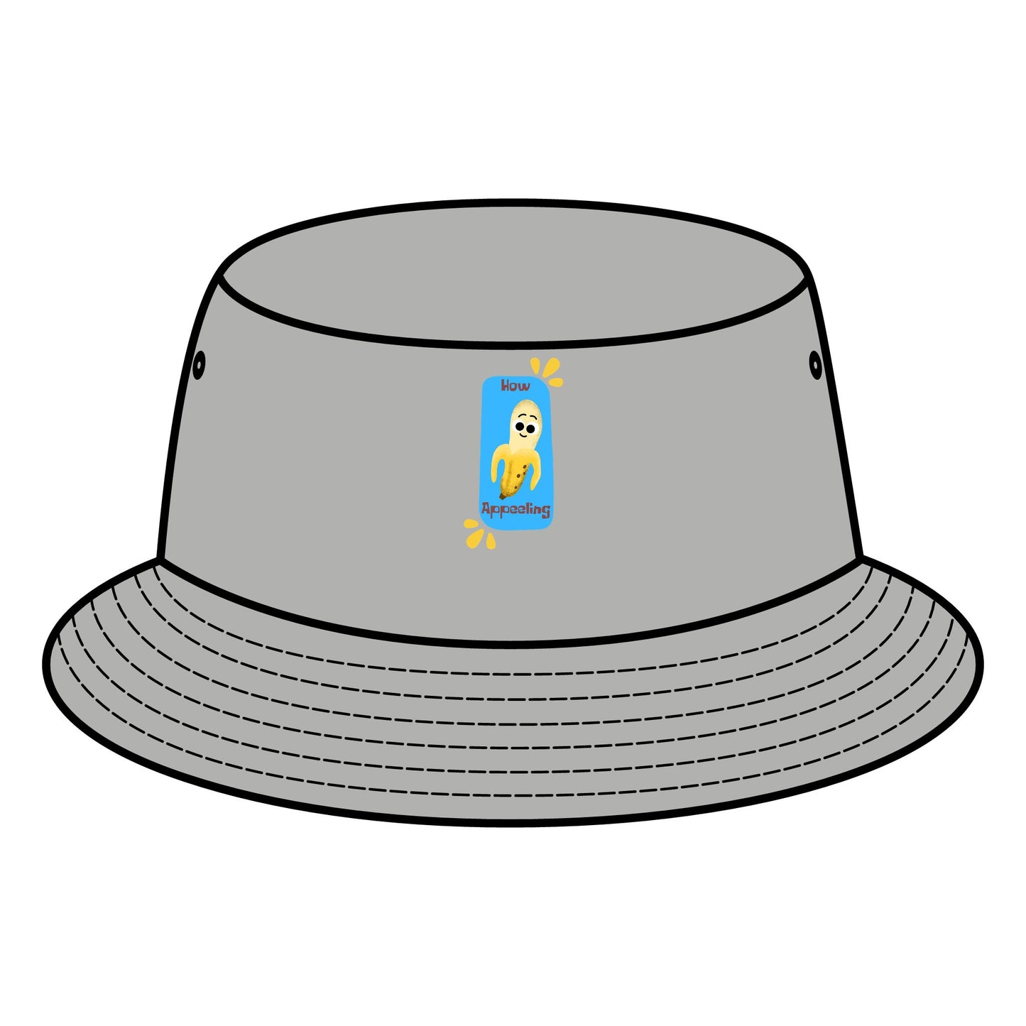 Stylish Bucket Hats for Outdoor Adventures, Funny Banana Pun Hat, Sun Protection, Trendy Summer Accessory, Casual Streetwear
