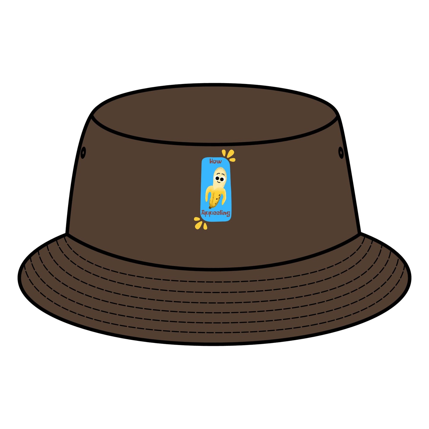 Stylish Bucket Hats for Outdoor Adventures, Funny Banana Pun Hat, Sun Protection, Trendy Summer Accessory, Casual Streetwear