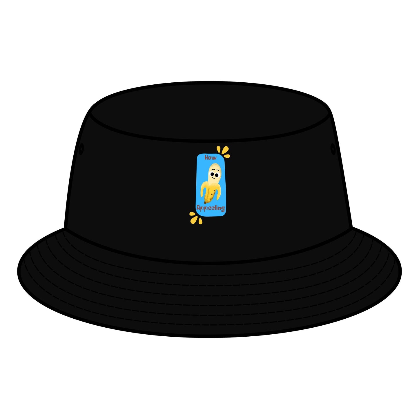 Stylish Bucket Hats for Outdoor Adventures, Funny Banana Pun Hat, Sun Protection, Trendy Summer Accessory, Casual Streetwear