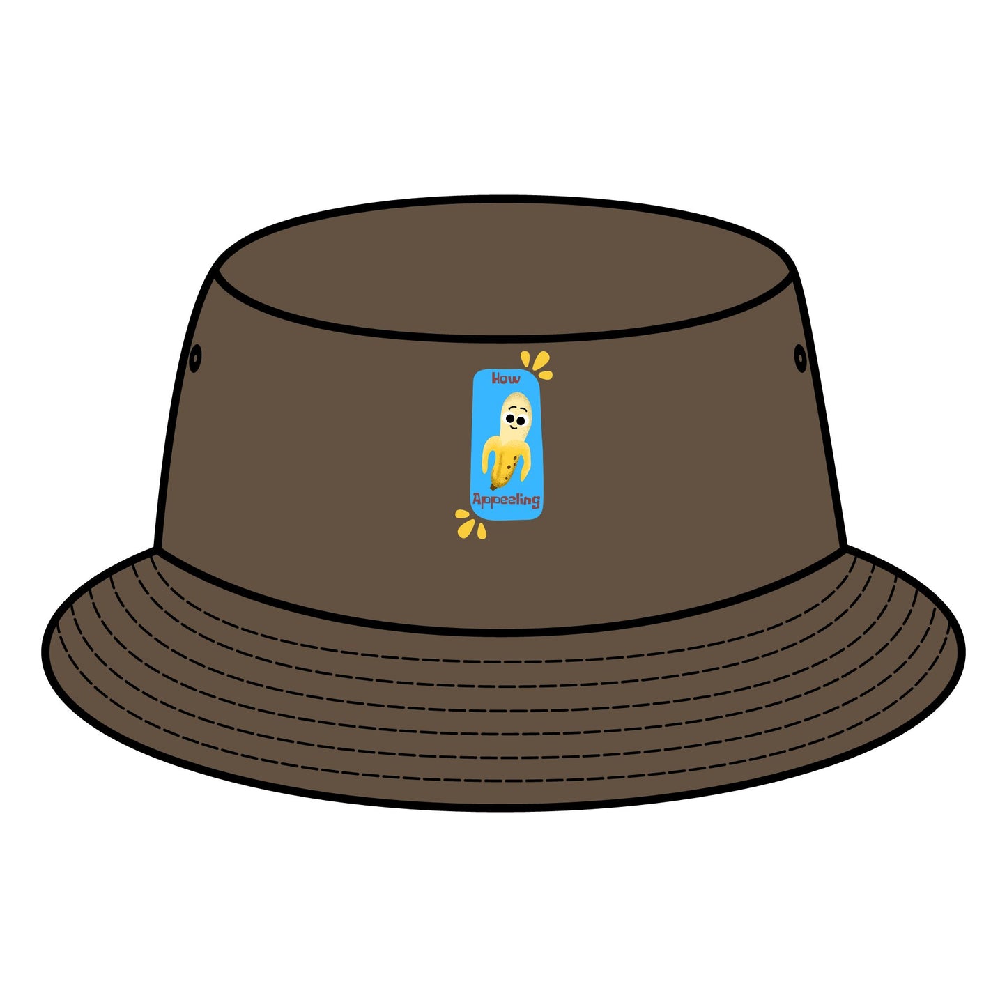 Stylish Bucket Hats for Outdoor Adventures, Funny Banana Pun Hat, Sun Protection, Trendy Summer Accessory, Casual Streetwear