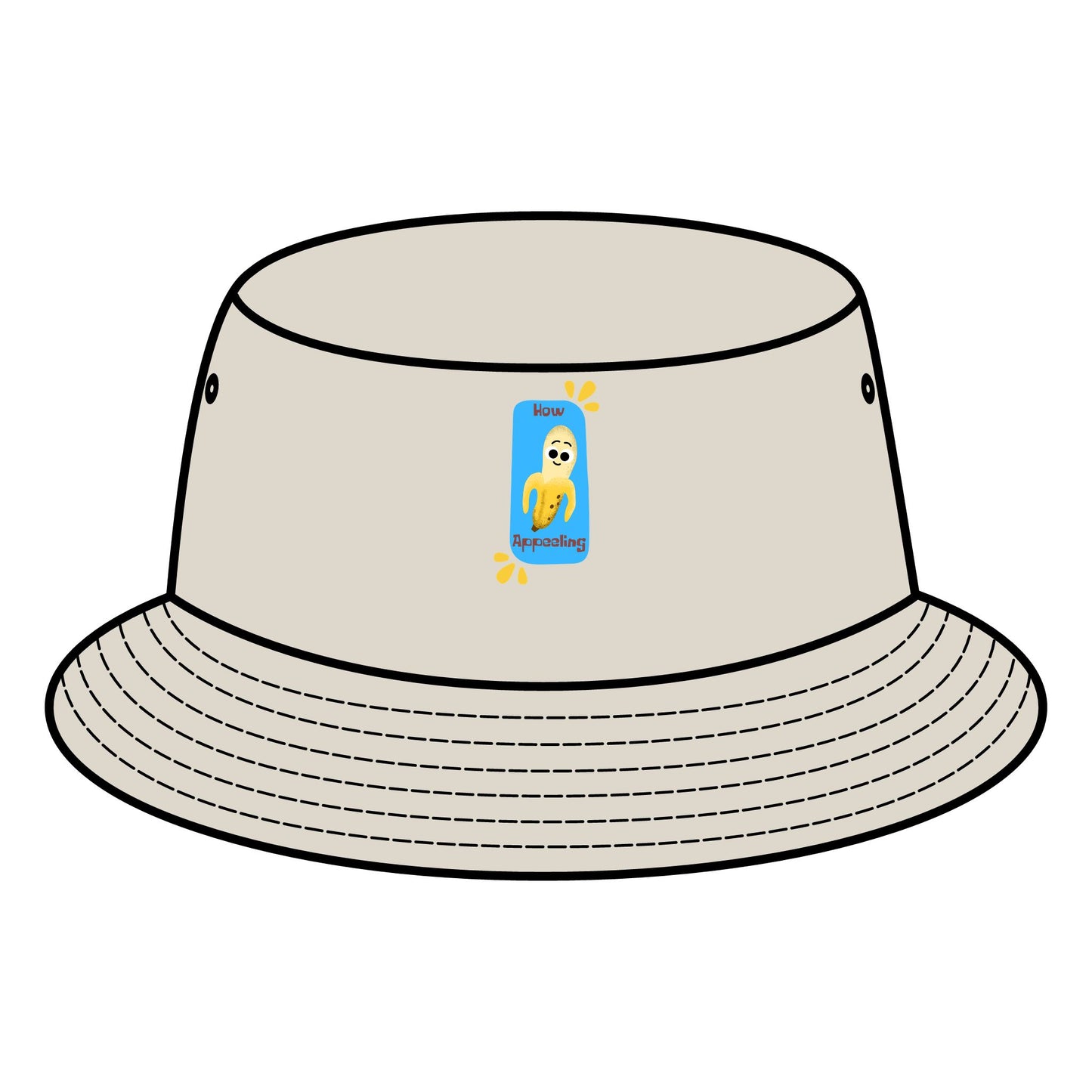 Stylish Bucket Hats for Outdoor Adventures, Funny Banana Pun Hat, Sun Protection, Trendy Summer Accessory, Casual Streetwear