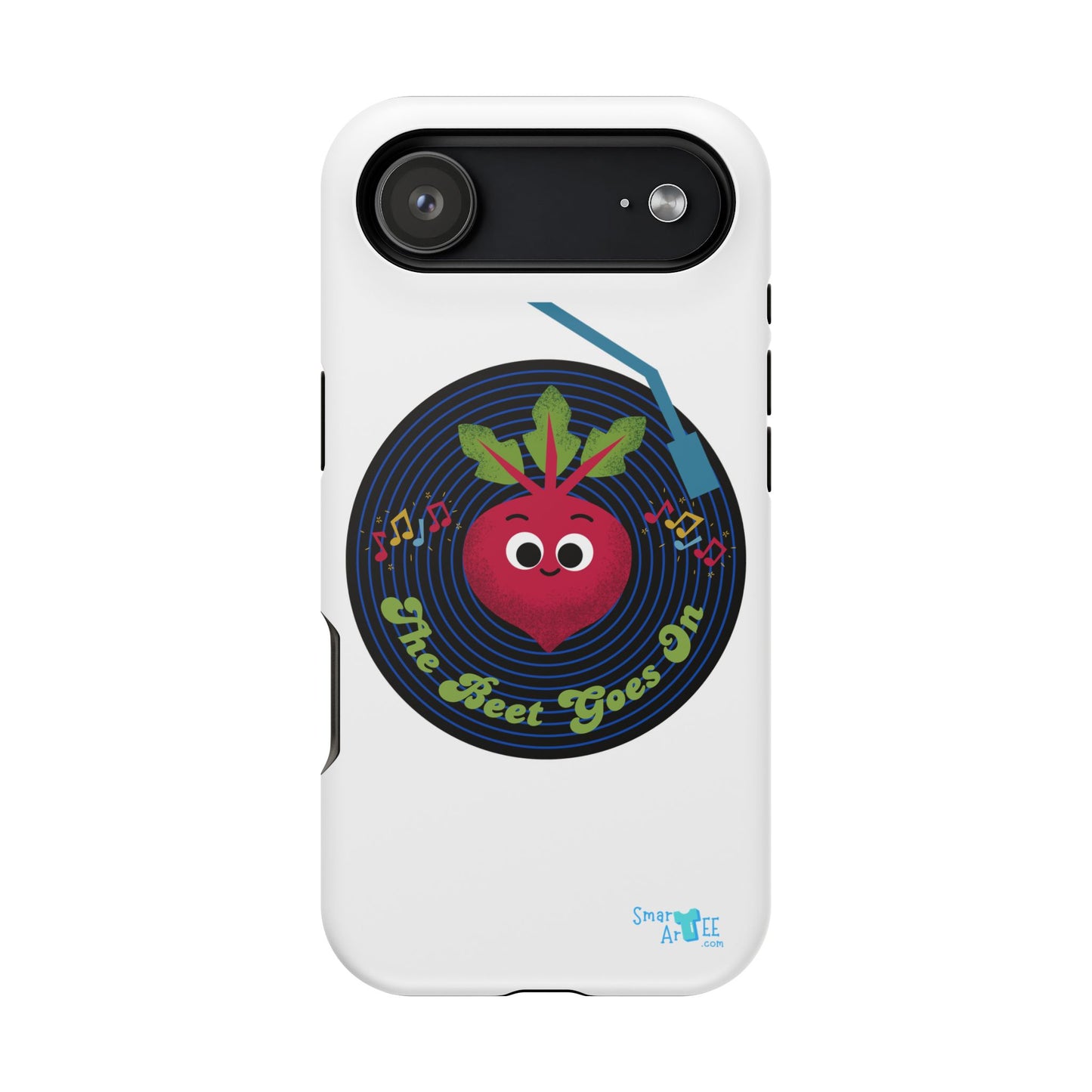 Fun Impact-Resistant Phone Cases - Unique Phone Accessories, Beet Pun Themed, Holiday Present