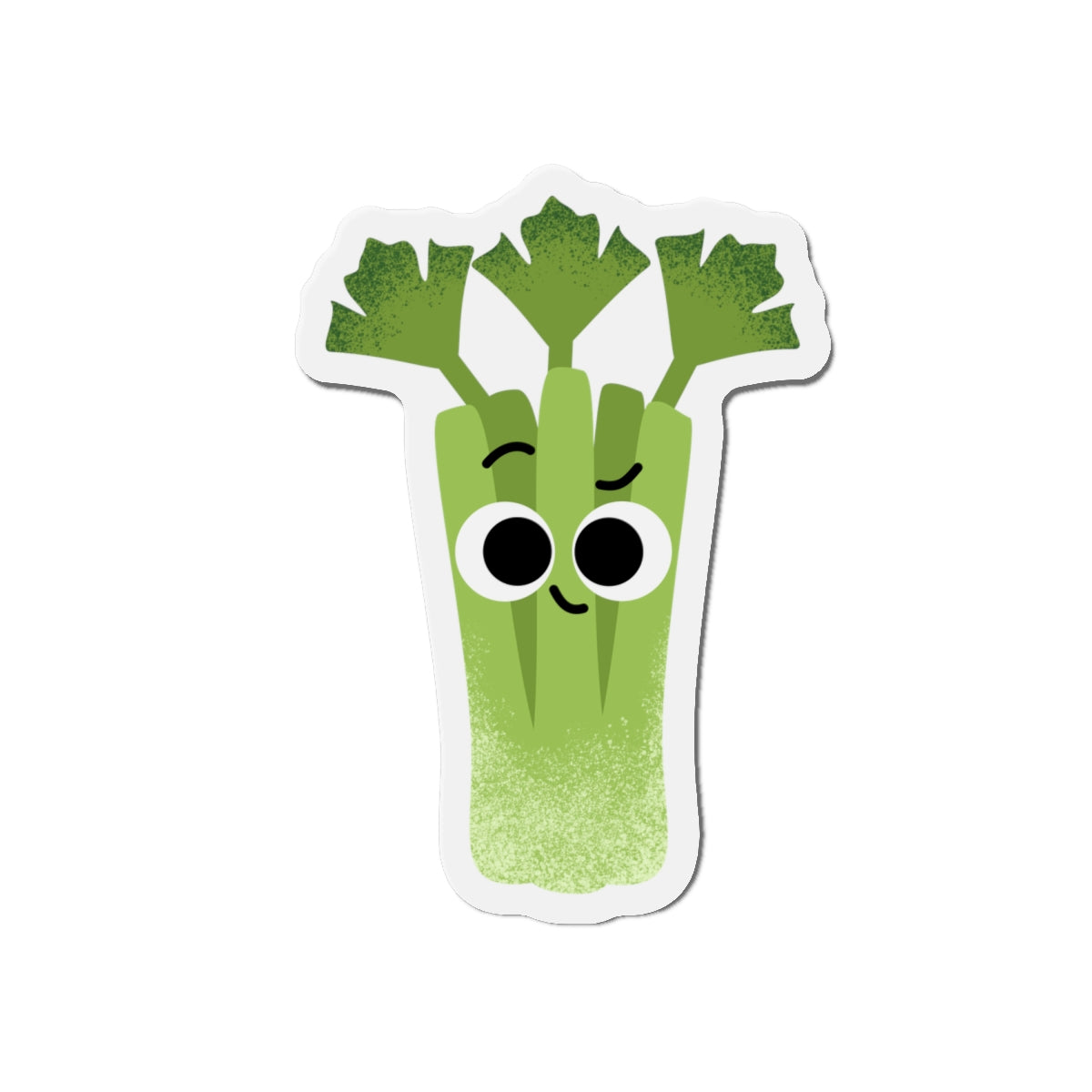 Cute Celery Die-Cut Magnets, Fun Kitchen Decor, Refrigerator Magnet, Gift for Foodies, Vegetable Art, Whimsical Kitchen Accessories