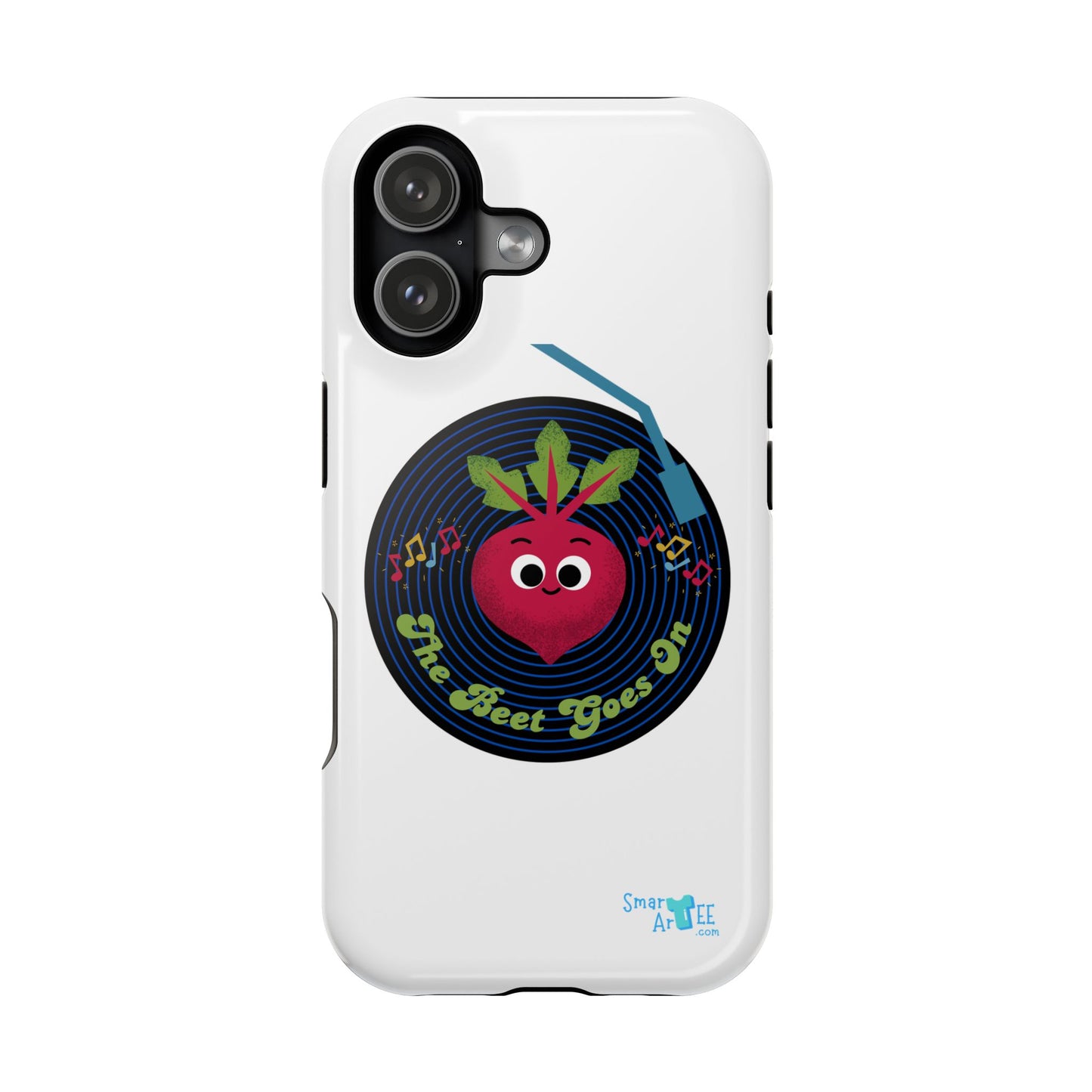Fun Impact-Resistant Phone Cases - Unique Phone Accessories, Beet Pun Themed, Holiday Present