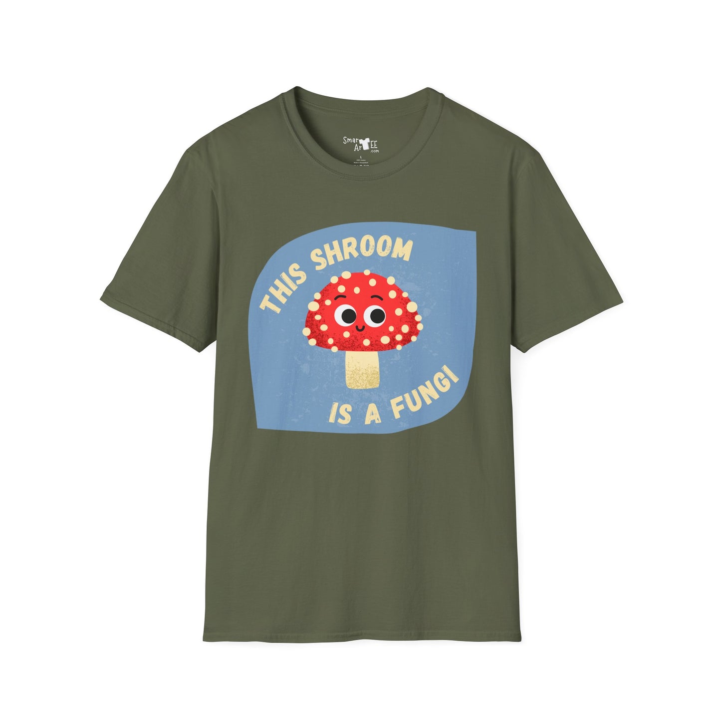 Playful Mushroom T-Shirt, Funny Tee for Nature Lovers, Unisex Graphic Shirt, Cute Gift for Friends, Casual Wear, Eco-Friendly Apparel