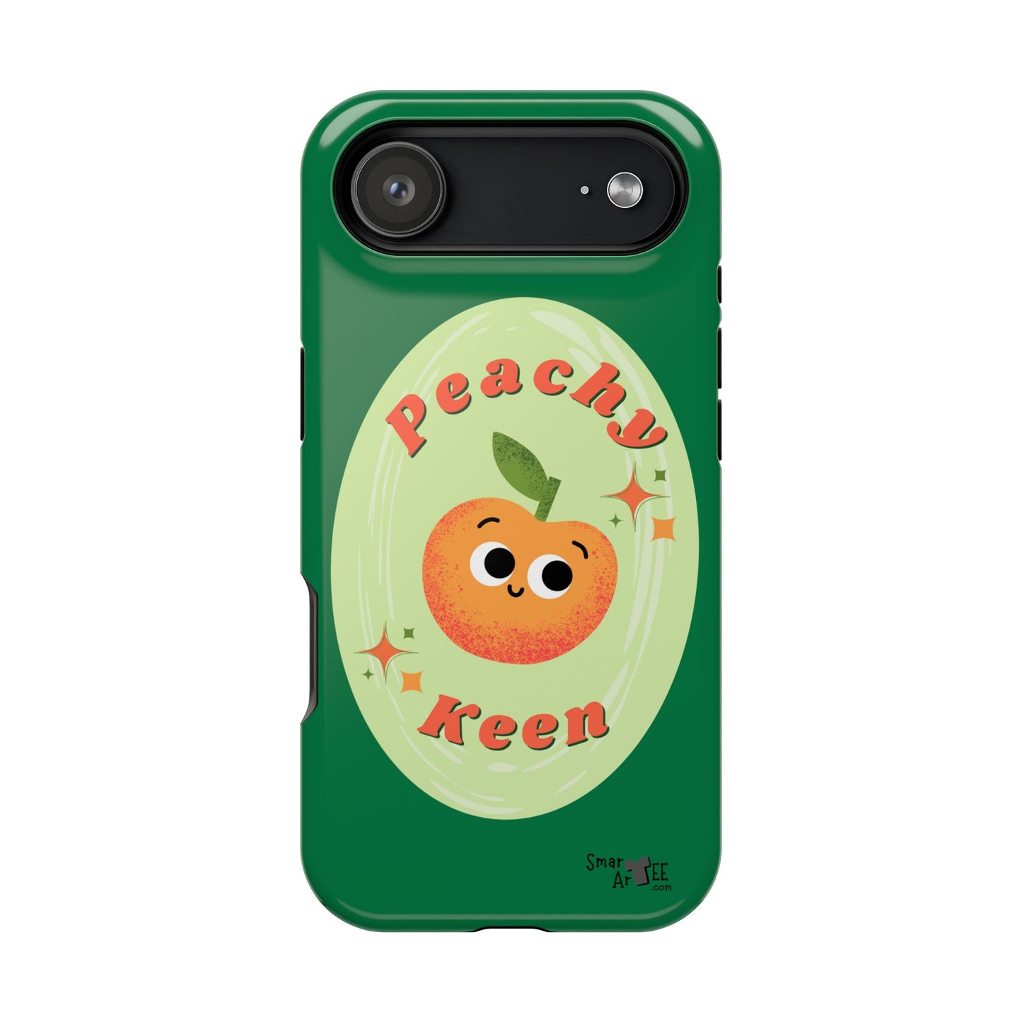 Peachy Keen Phone Case, Cute Impact-Resistant Case, Fun Smartphone Cover, Gift for Fruit Lovers, Customizable Phone Accessory