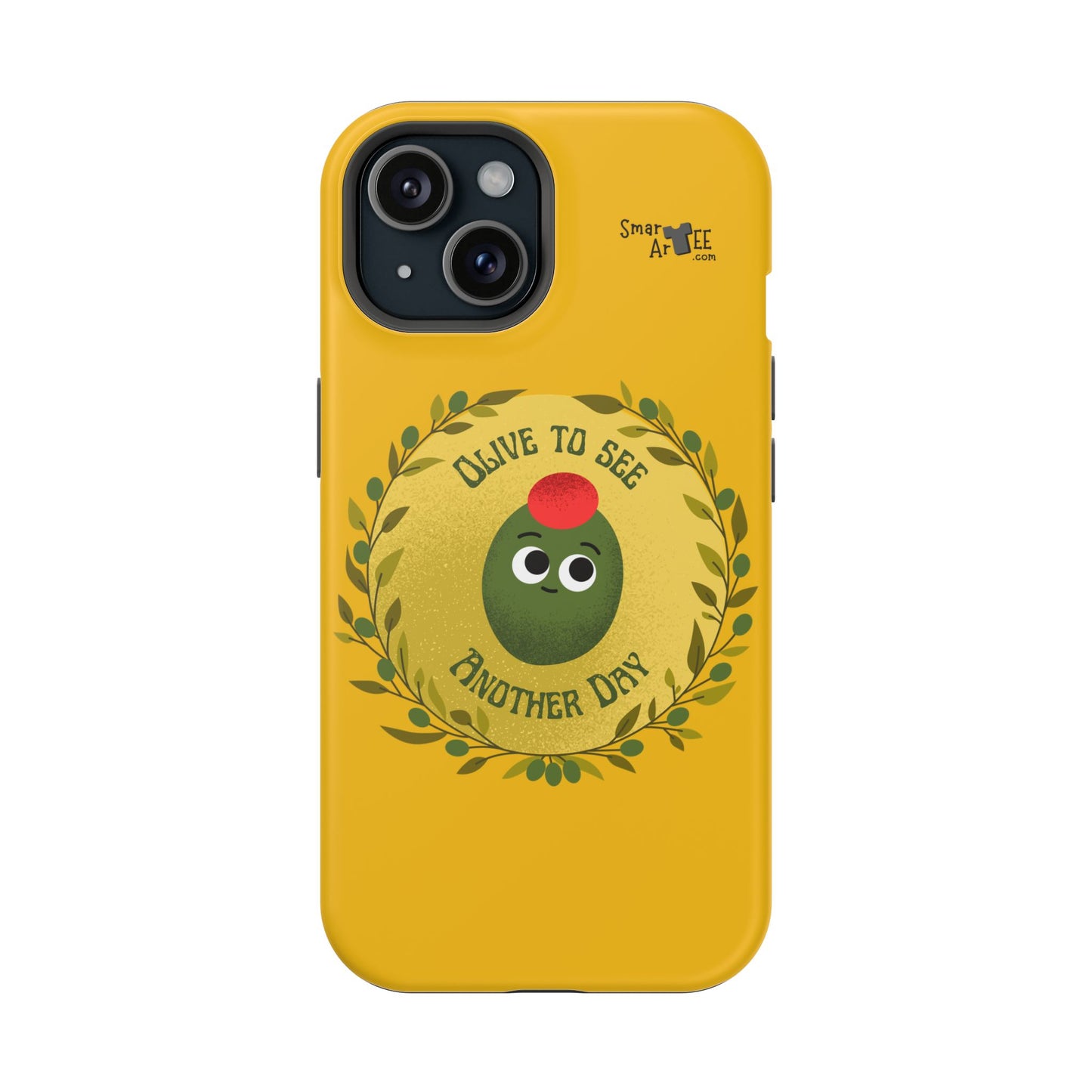 Cute Olive Phone Case, Impact-Resistant Phone Cover, Great Gift for All Ages, Trendy Cell Case, Fun Phone Accessory, Unique Olive Design