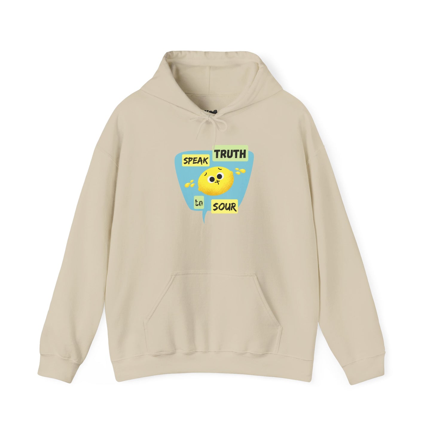 Speak Truth Unisex Heavy Blend Hoodie, Positive Vibe Pullover, Casual Wear, Inspirational Gift, Everyday Comfort