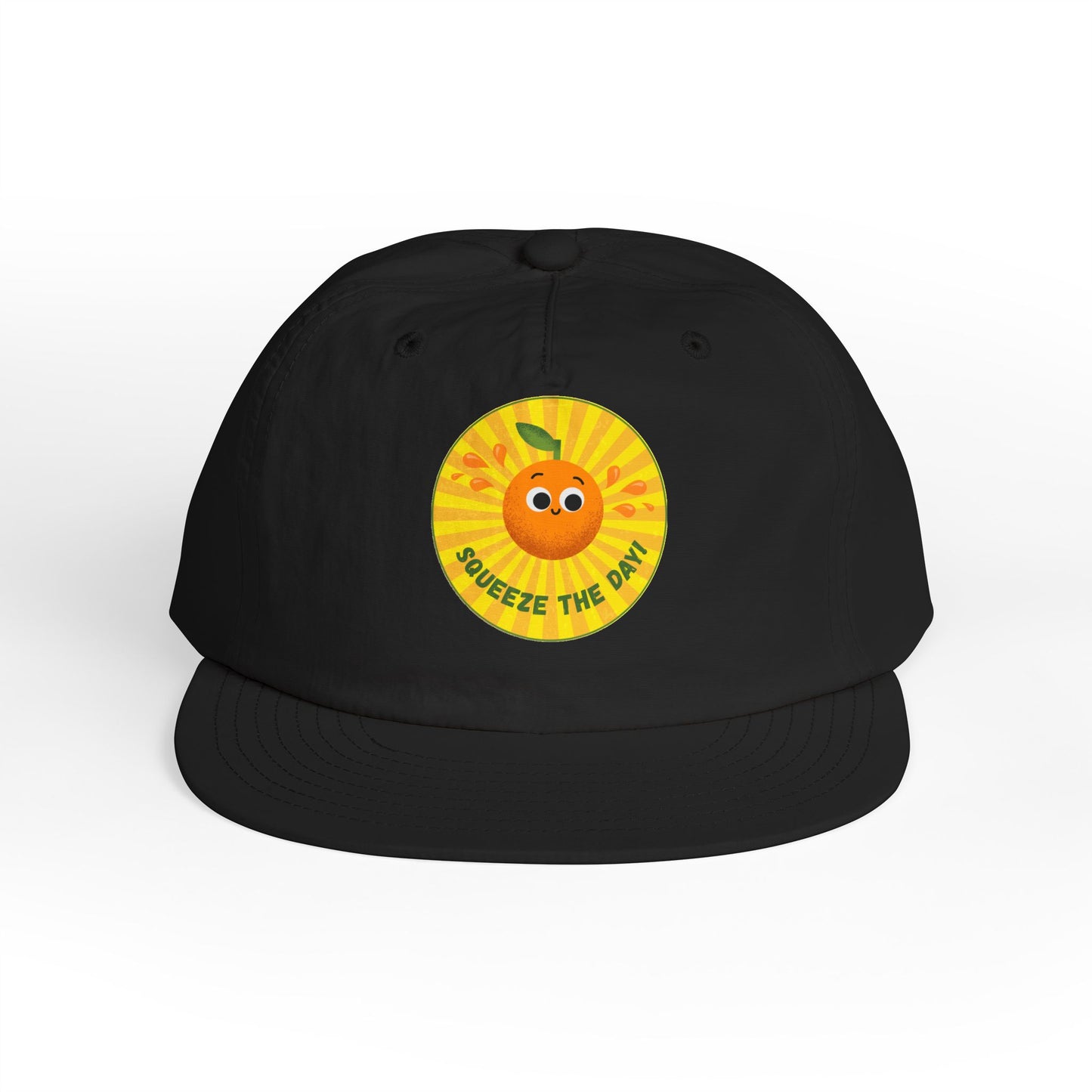 Squeeze the Day Surf Cap, Beach Hat, Summer Accessories, Bright Summer Vibes, Gift for Surfers, Fun Outdoor Gear