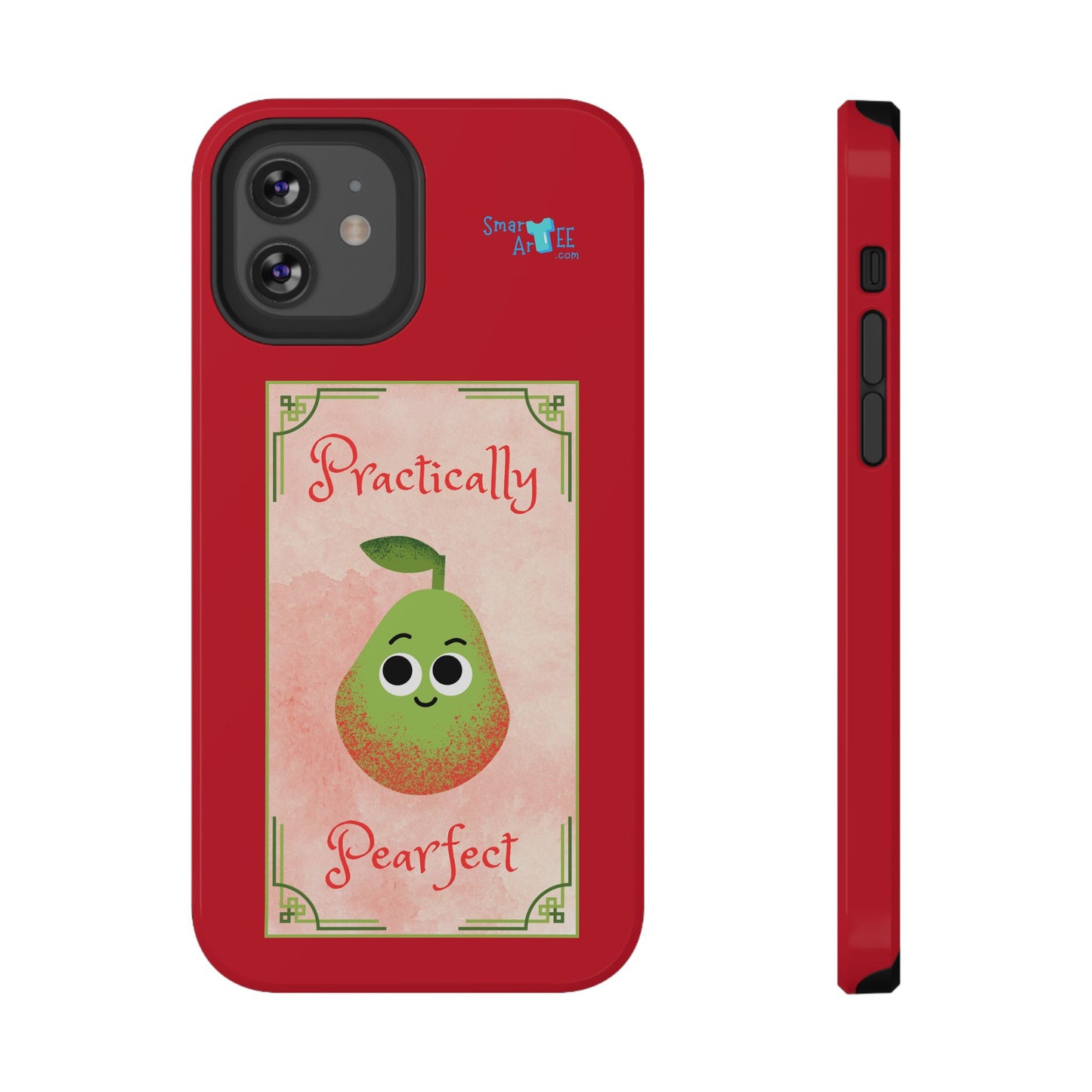 Cute Impact-Resistant Phone Case - Practically Pearfect, Fun Gift for Kids, Durable Phone Cover, Unique Phone Accessory, Youthful Style