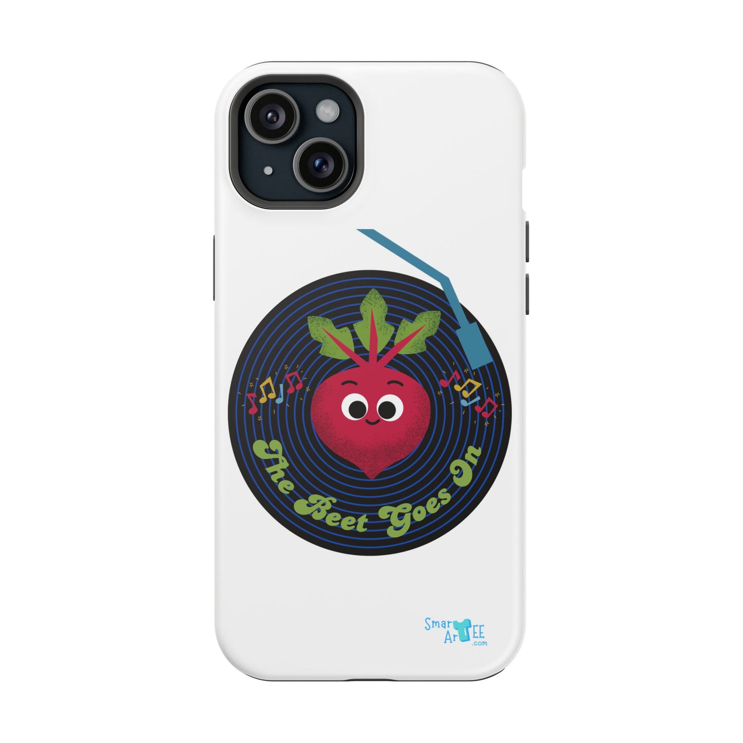 Fun Impact-Resistant Phone Cases - Unique Phone Accessories, Beet Pun Themed, Holiday Present