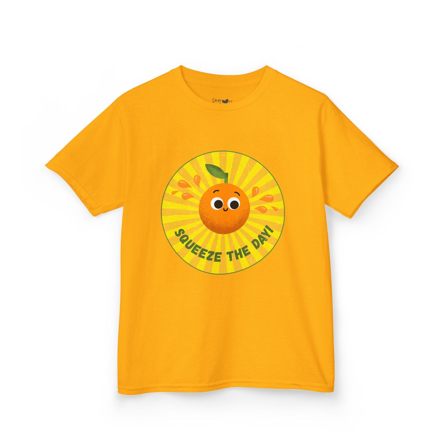 Kids Squeeze the Day Tee, Fun Cotton Shirt for Boys & Girls, Cute Summer Outfit, Kid's Playwear, Children’s Gift Tee