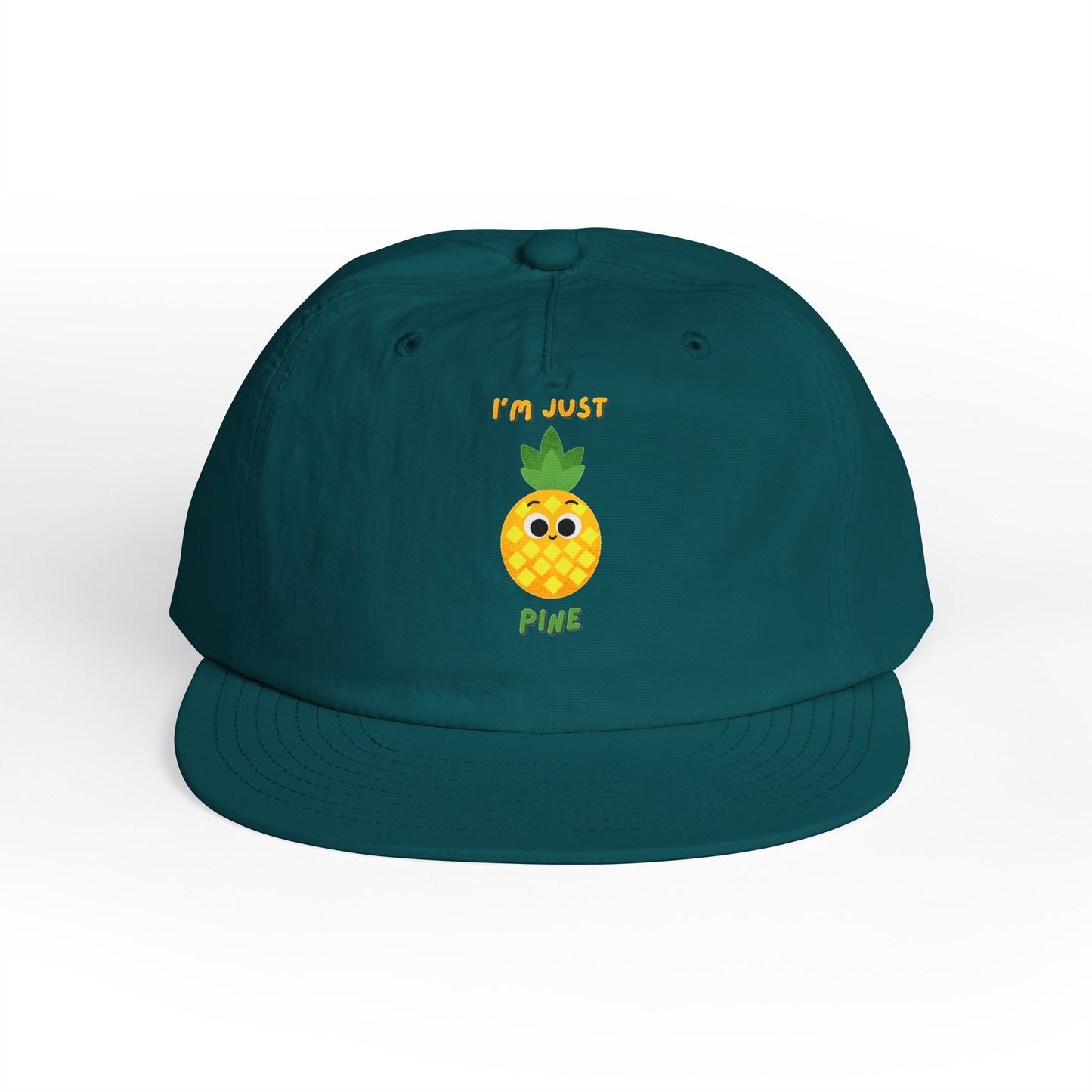Pineapple Pun Surf Cap - Fun Beachwear, Summer Accessory, Vacation Hat, Gift for Surfers, Casual Style