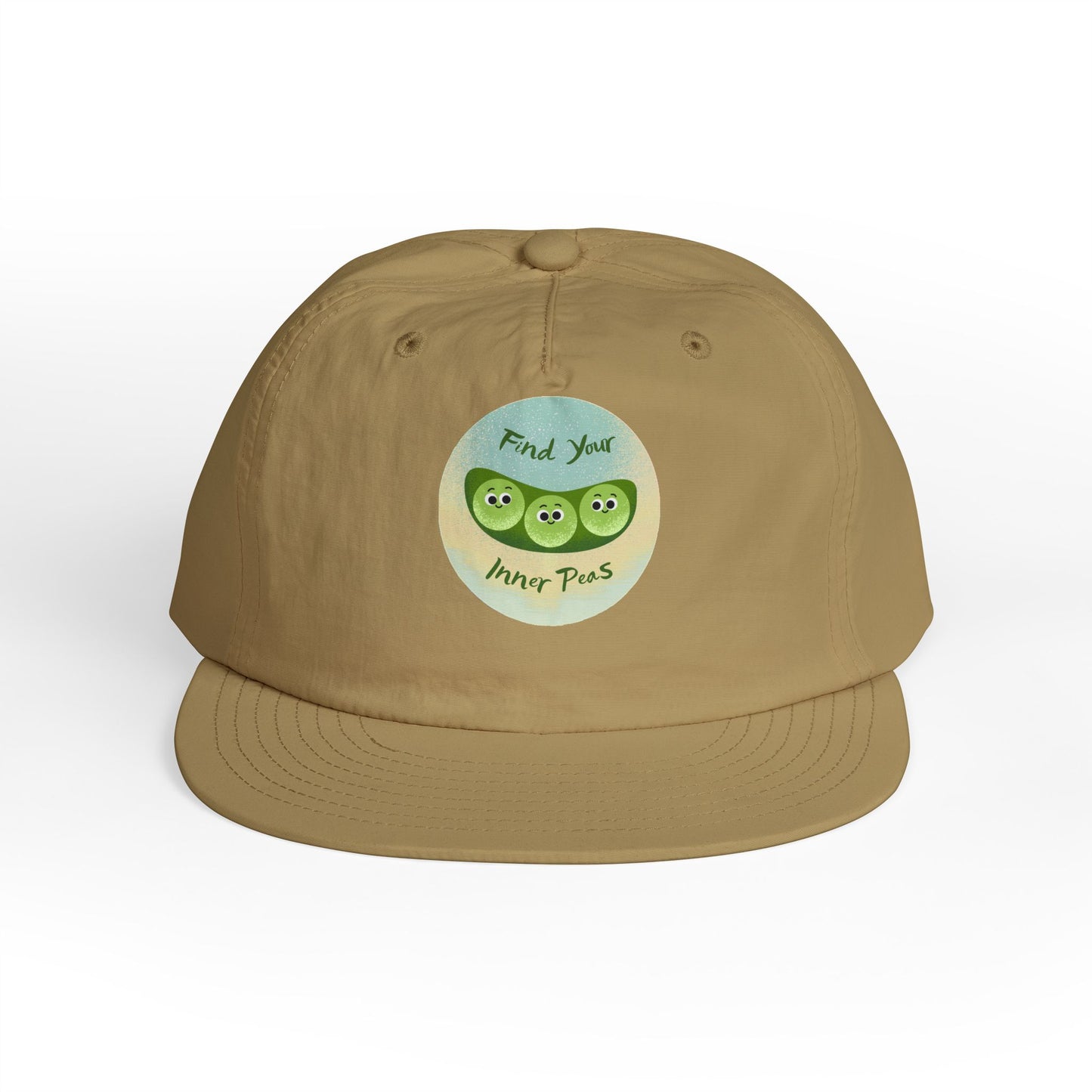 Surf Cap, Find Your Inner Peace Hat, Beachwear Accessories, Summer Cap, Fun Prints, Relaxation Gear, Outdoor Lifestyle