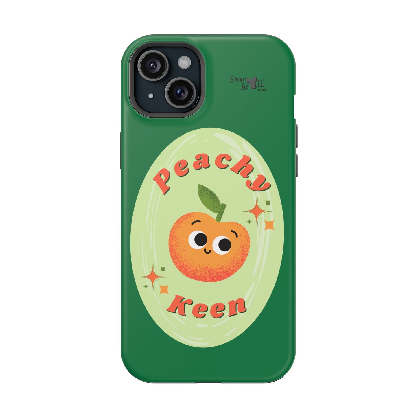 Peachy Keen Phone Case, Cute Impact-Resistant Case, Fun Smartphone Cover, Gift for Fruit Lovers, Customizable Phone Accessory