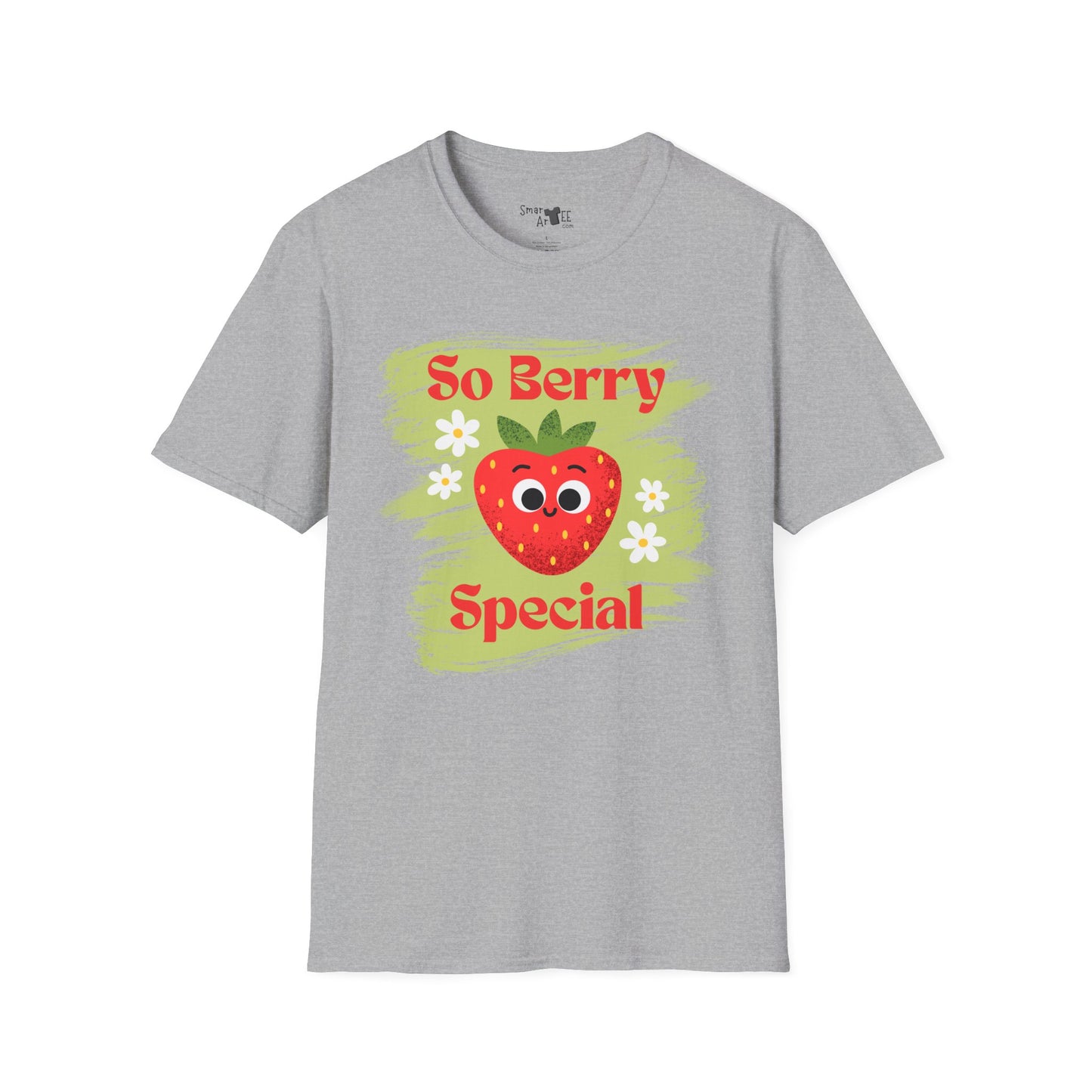 So Berry Special Unisex Softstyle T-Shirt | Cute Strawberry Graphic Pun Tee, Fun Gift for Friends, Summer Vibes, Birthday, Casual Wear