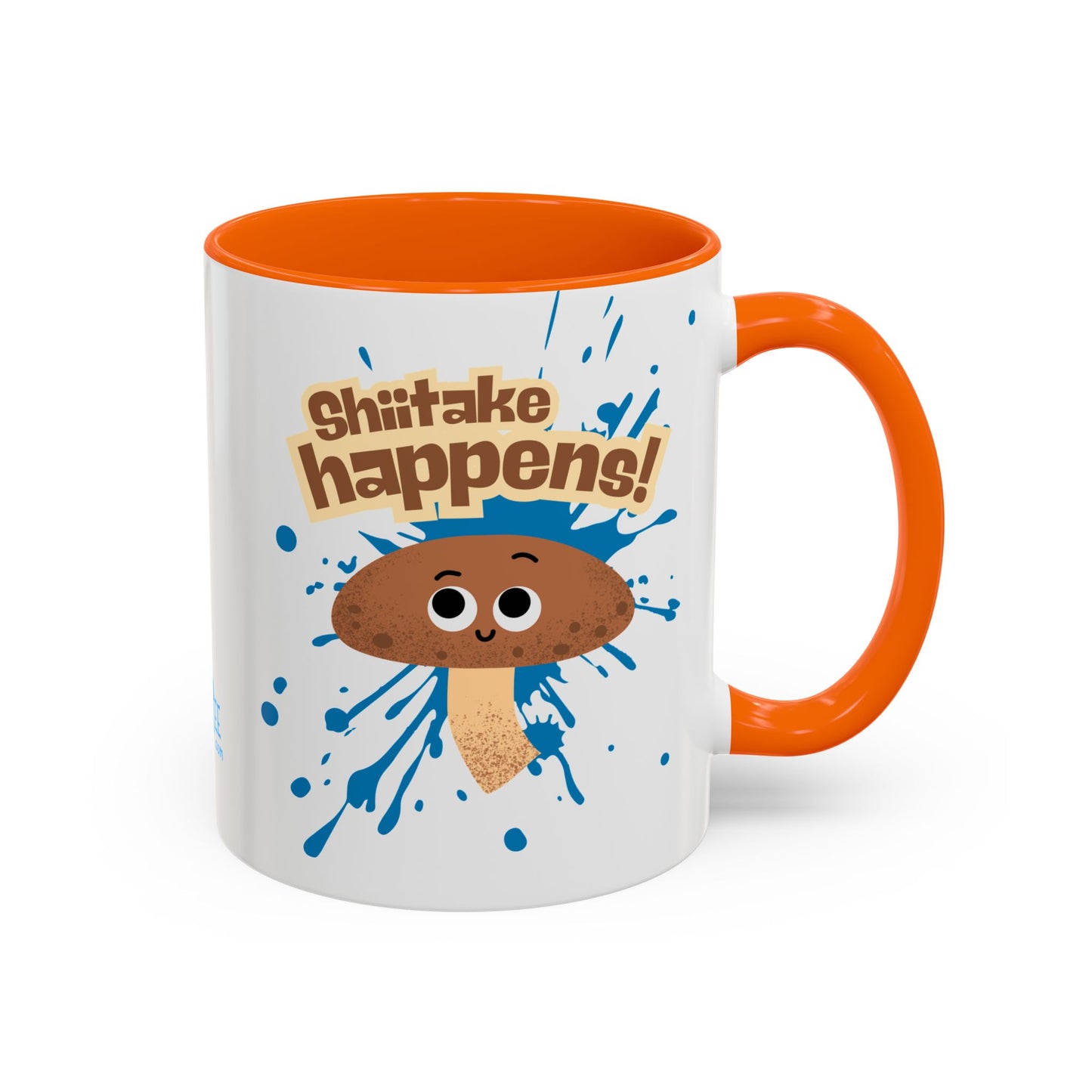 Shiitake Happens Coffee Mug, Funny Mushroom Mug, Cute Kitchen Gift, Coffee Lover Gift, Quirky Home Decor, Holiday Gift Idea