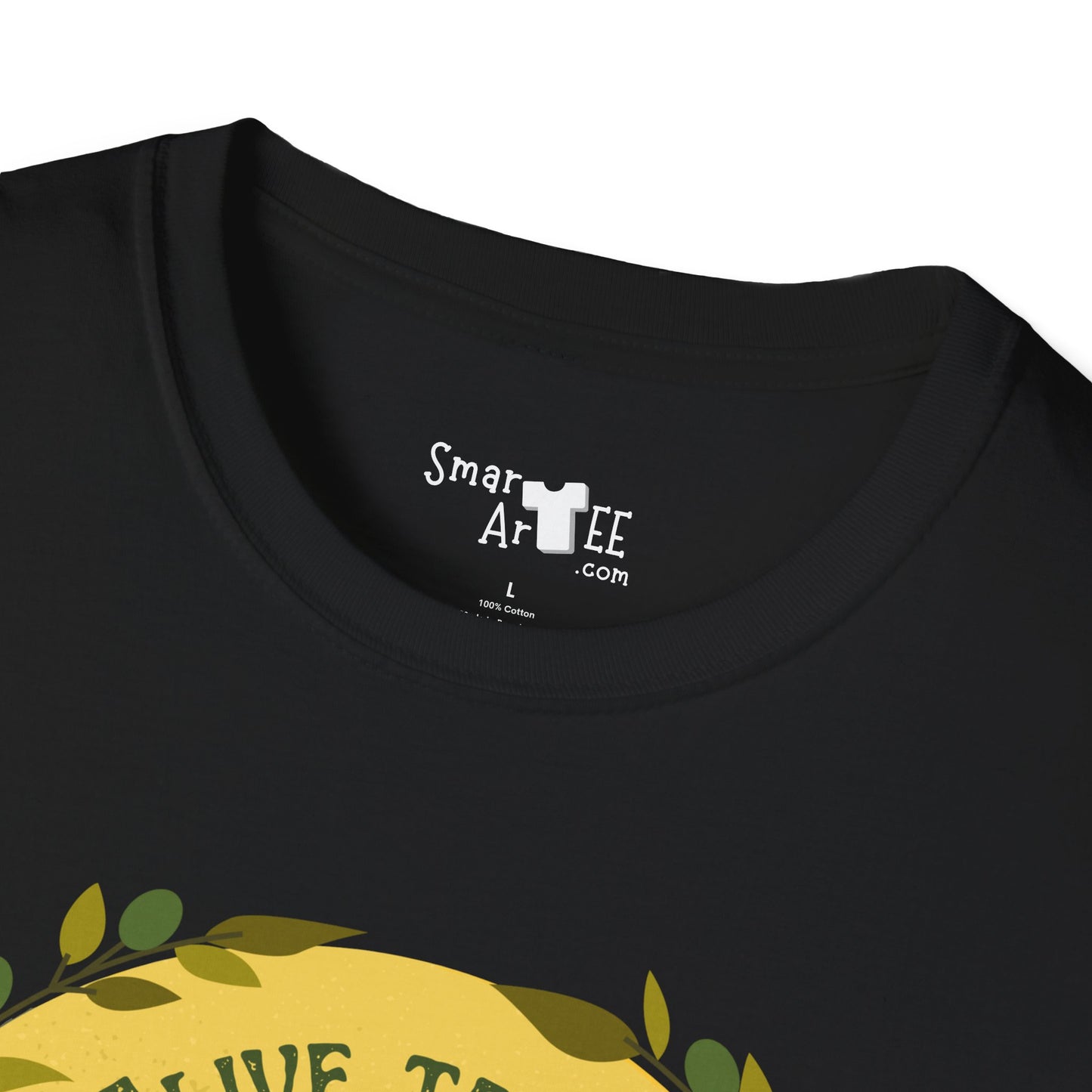 Funny Olive Design Unisex Softstyle T-Shirt - 'Olive to See Another Day' Funny Vegetable Pun, Great Gift Idea, Fun For All