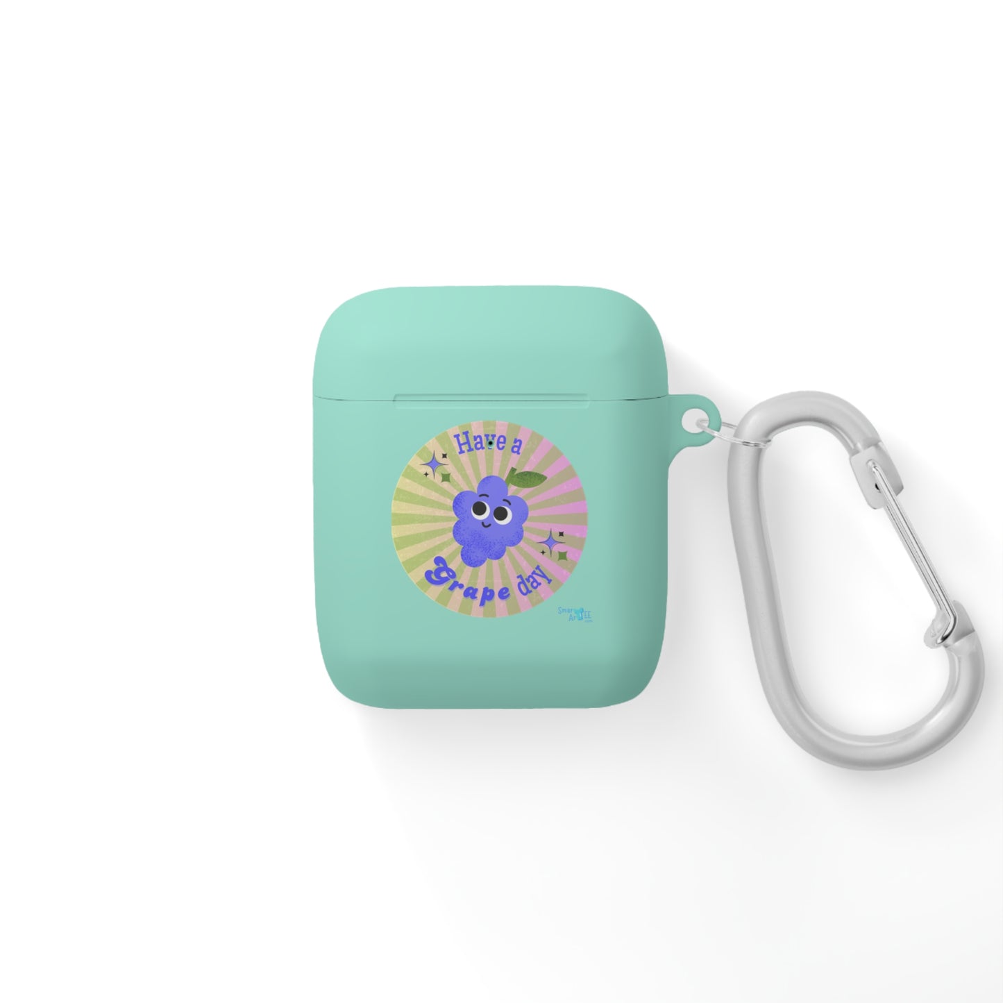 Cute Grape AirPods Case Cover, Fun Earbuds Protector, Gift for Music Lovers, Colorful Accessory, Great Gift Idea