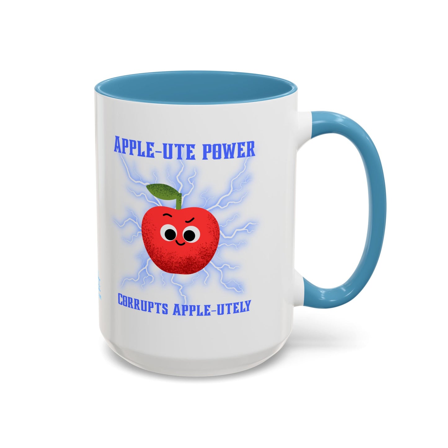 Whimsical Coffee Mug, Fun Apple-Themed Gift, Cute Kitchen Decor, Quirky Drinkware, Perfect for Teachers and Friends