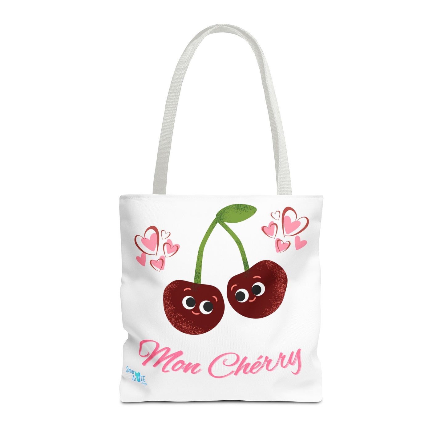 Cute Cherry Love Tote Bag - Perfect for Valentine's Day, Everyday Use, Grocery Shopping, Beach Outings, Fun Accessories
