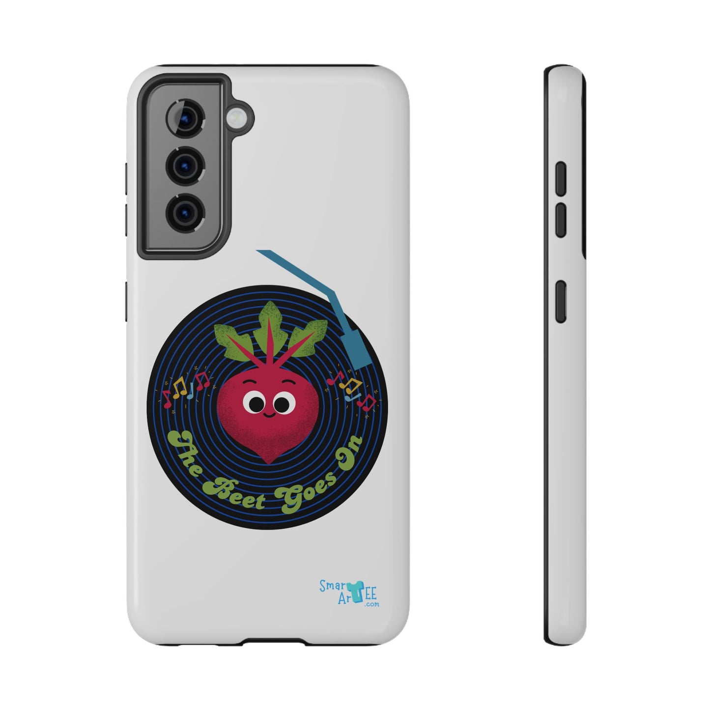 Fun Impact-Resistant Phone Cases - Unique Phone Accessories, Beet Pun Themed, Holiday Present