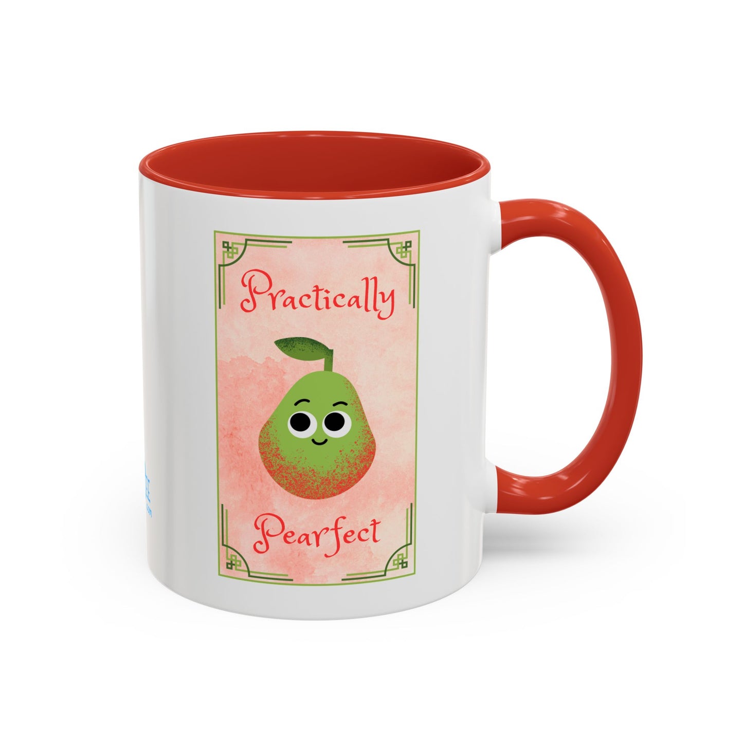 Fun Whimsical Coffee Mug, Unique Gift for Friends, Cute Pear Design, Perfect for Birthdays, Cute Kitchen Decor, Funny Drinkware