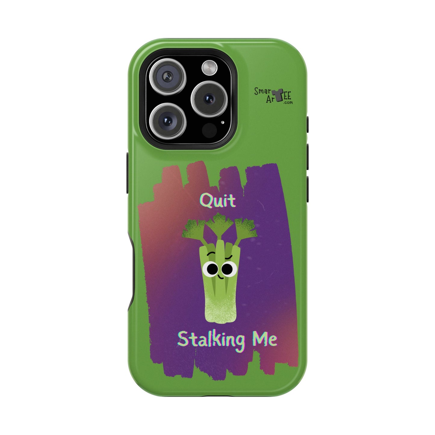 Cute Celery Pun Phone Case, Quirky Impact-Resistant Cell Phone Cover, Gift for Veggie Lovers, Fun Accessories for Friends