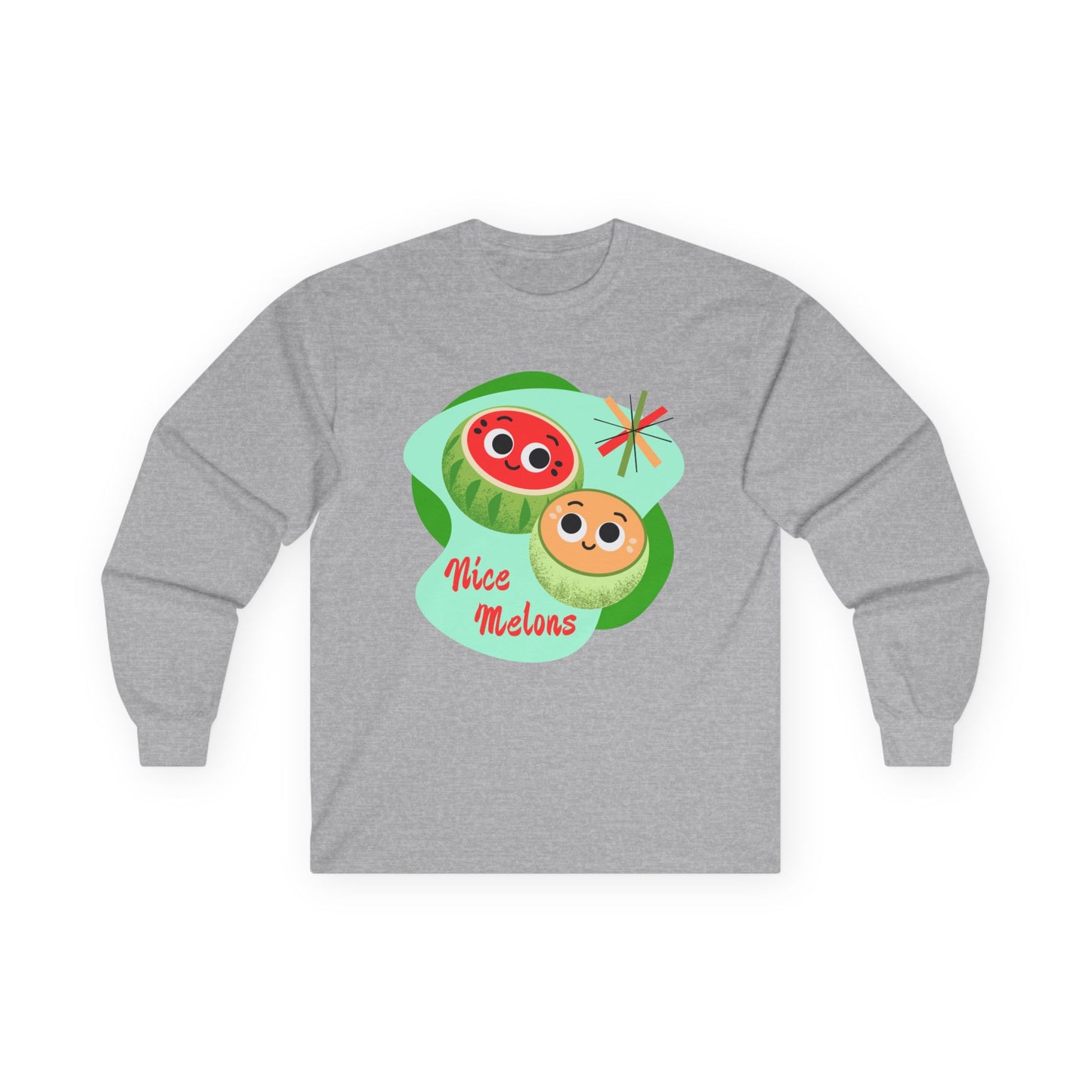 Cute Fruit Long Sleeve Tees, Funny Gift, Summer Vibes, Gift for Foodies, Cute Pun Shirt, Comfort Wear