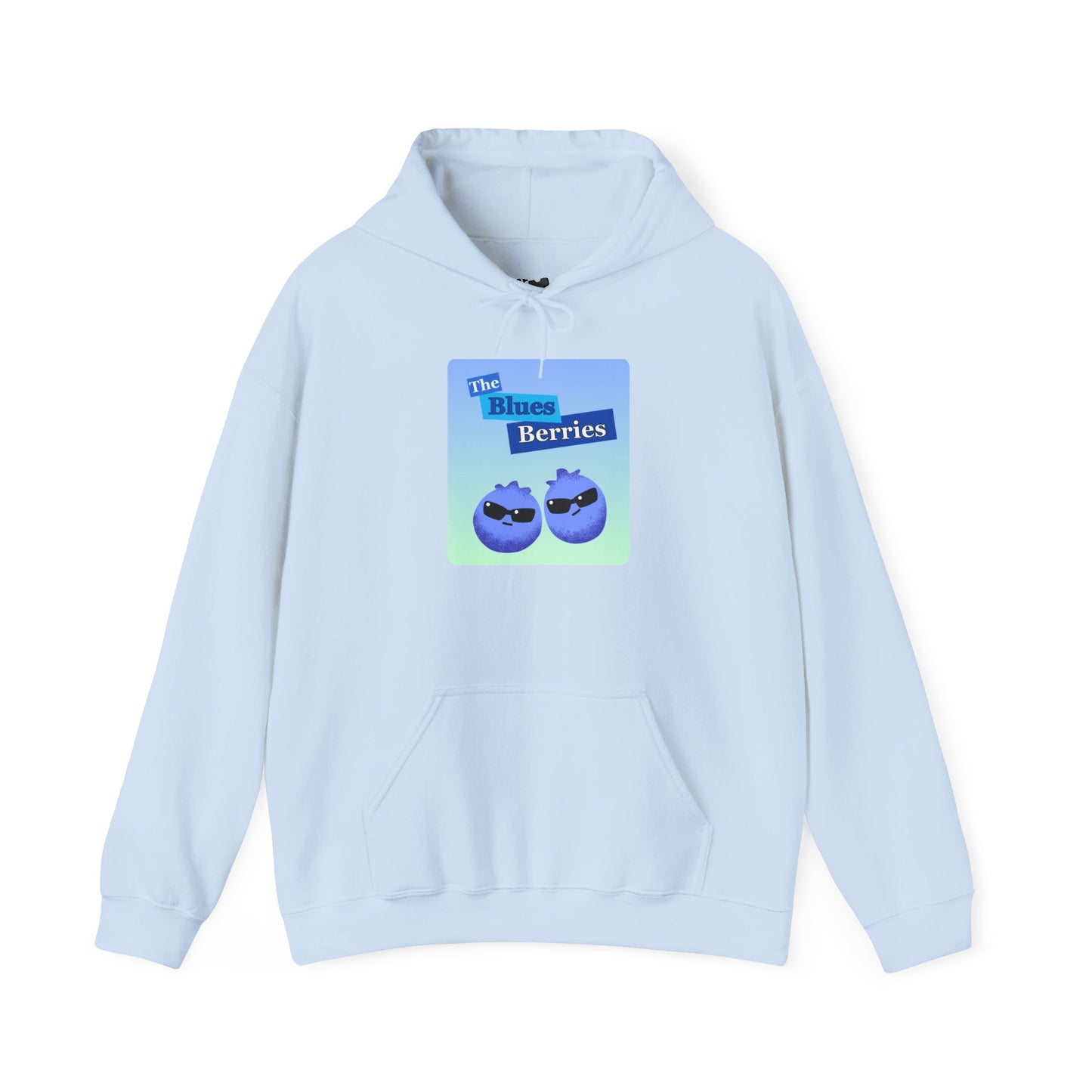 Blues Brothers Pun Hoodie - Cozy Unisex Pullover, Gift for Fruit Lovers, Casual Wear, Spring Fashion, Foodie Apparel