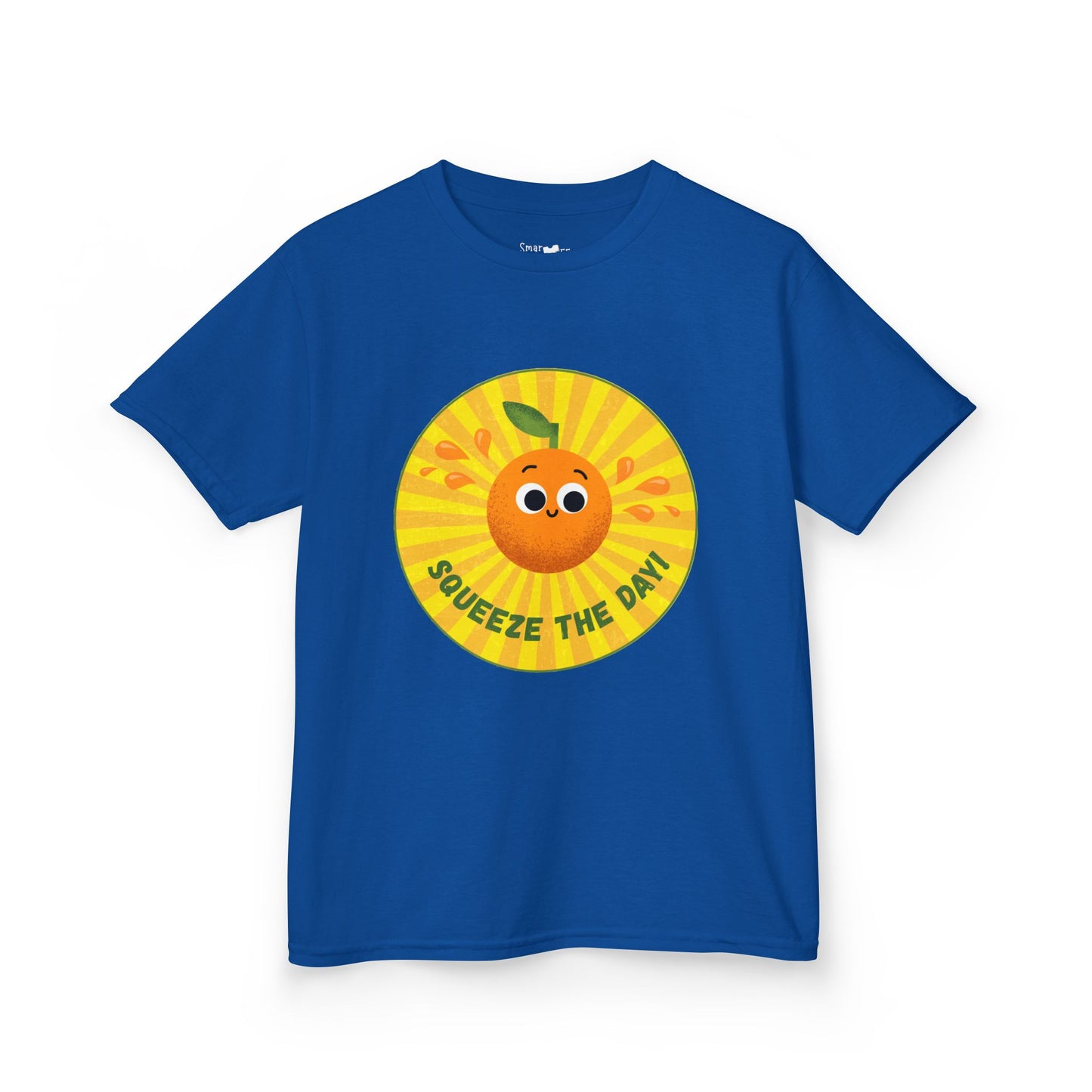 Kids Squeeze the Day Tee, Fun Cotton Shirt for Boys & Girls, Cute Summer Outfit, Kid's Playwear, Children’s Gift Tee