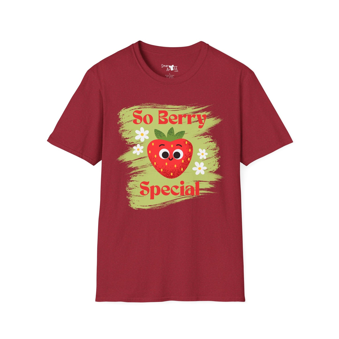 So Berry Special Unisex Softstyle T-Shirt | Cute Strawberry Graphic Pun Tee, Fun Gift for Friends, Summer Vibes, Birthday, Casual Wear