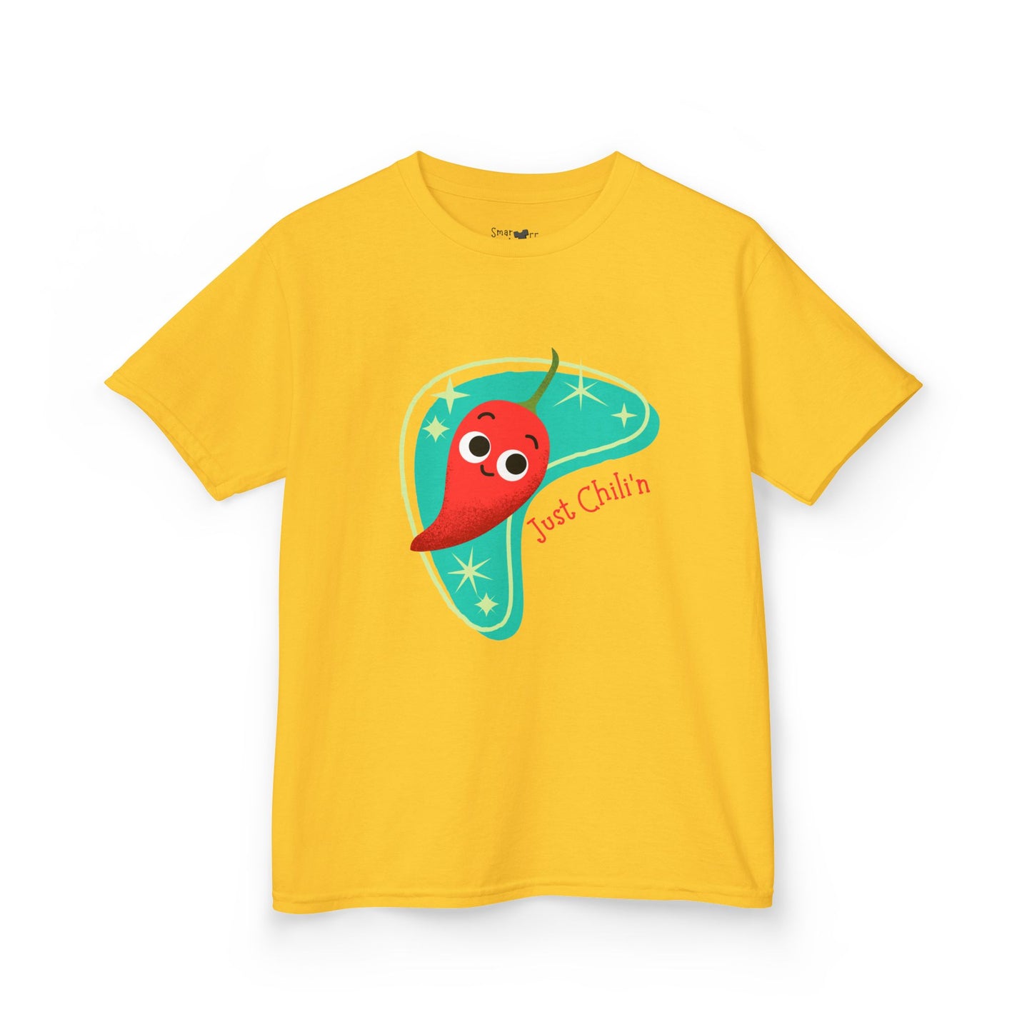 Chill'n Kids Tee - Just Chili'n Pepper Pun Gift for Kids, Summer Outfit, Cute Designer Tee, Everyday Wear, Playtime Shirt