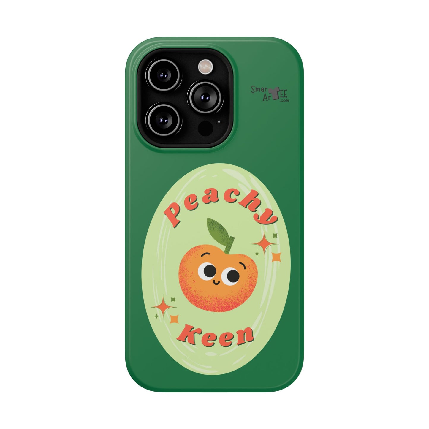 Peachy Keen Phone Case, Cute Impact-Resistant Case, Fun Smartphone Cover, Gift for Fruit Lovers, Customizable Phone Accessory