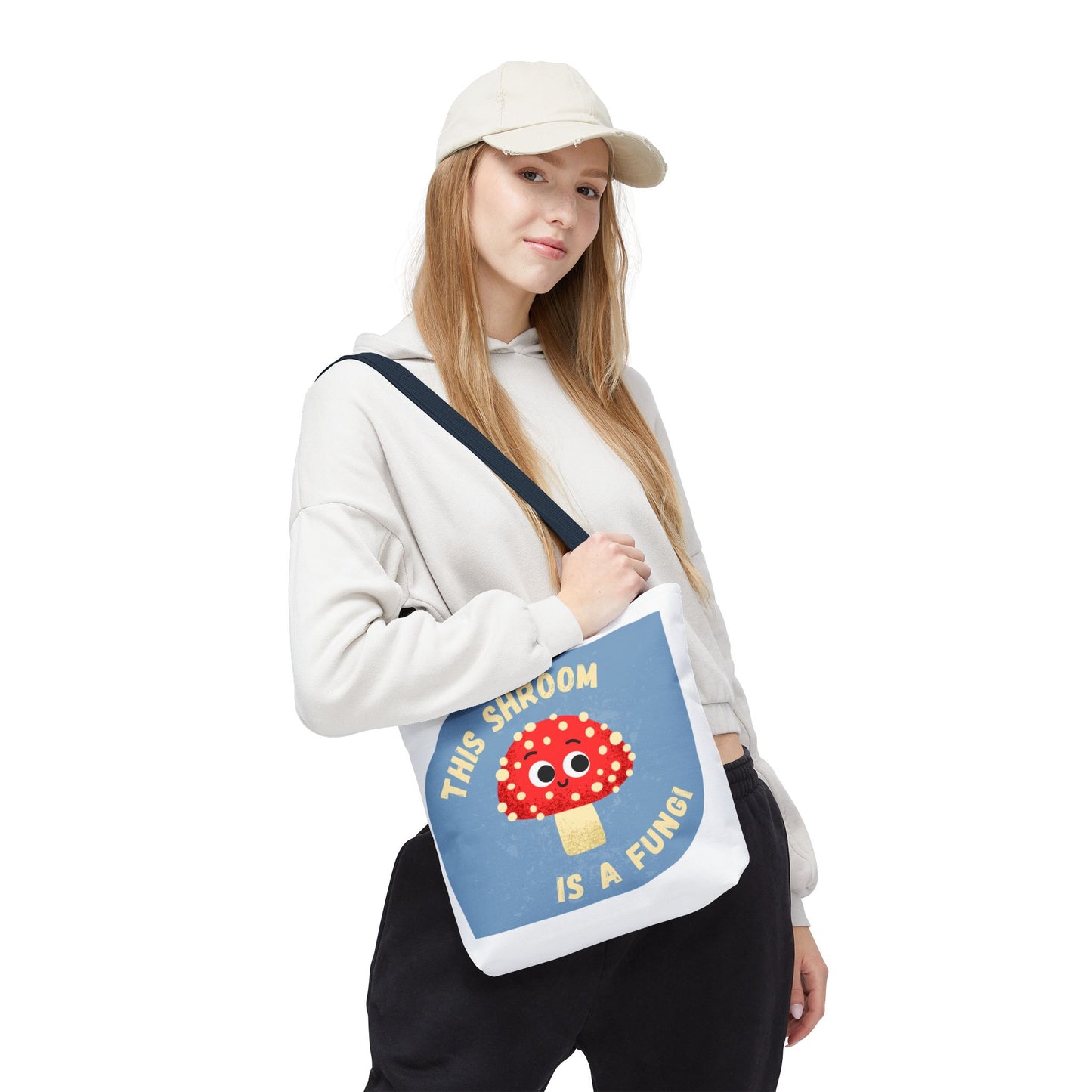 Cute Mushroom Tote Bag - Funny Gift for Mushroom Lovers, Eco-Friendly Shopping Bag, Artsy Tote, Whimsical Weekender Bag, Unique Gift Idea