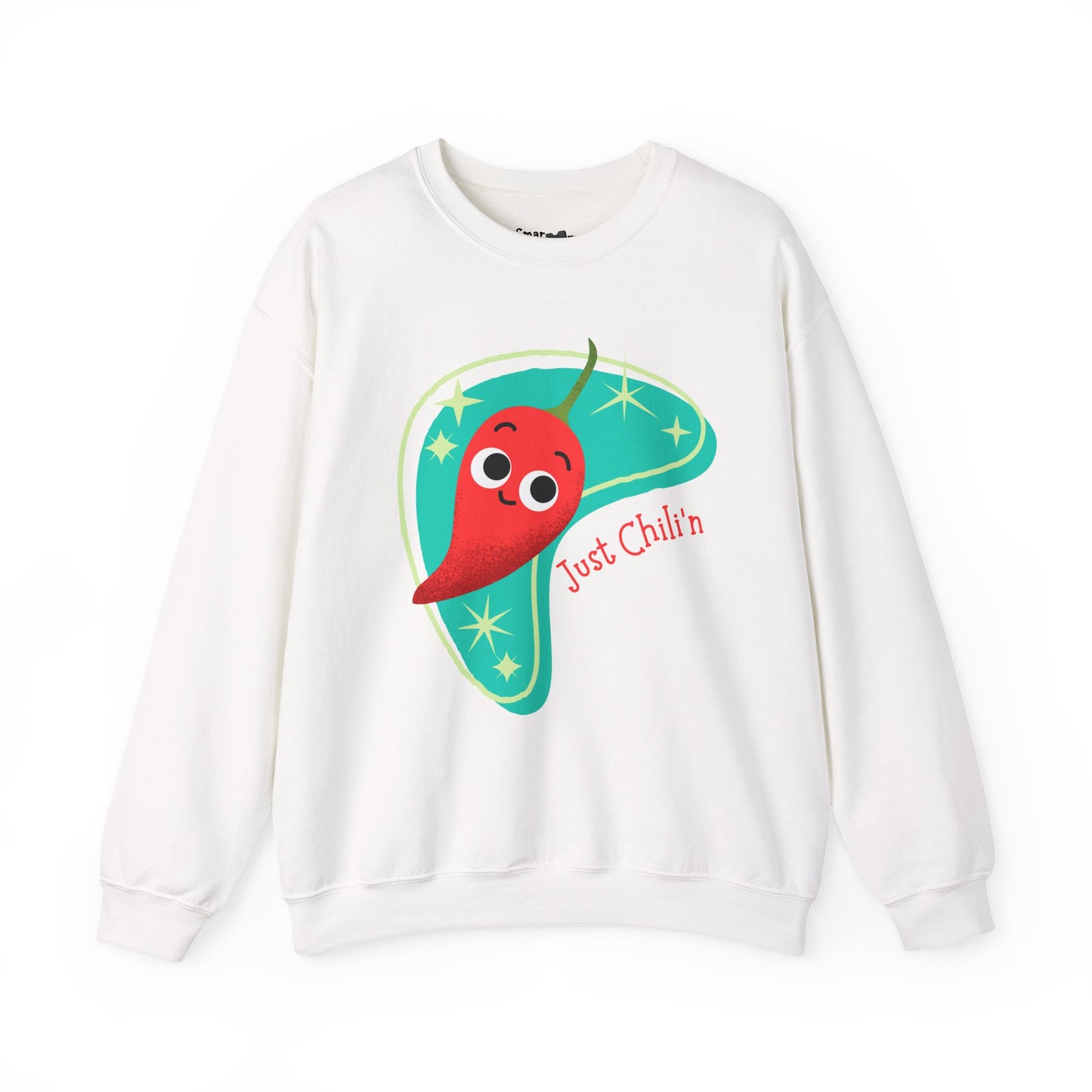 Chili'n Pun Sweatshirt, Cozy Vegetable Pun Sweatshirt, Great Gift Idea, Relaxing Days
