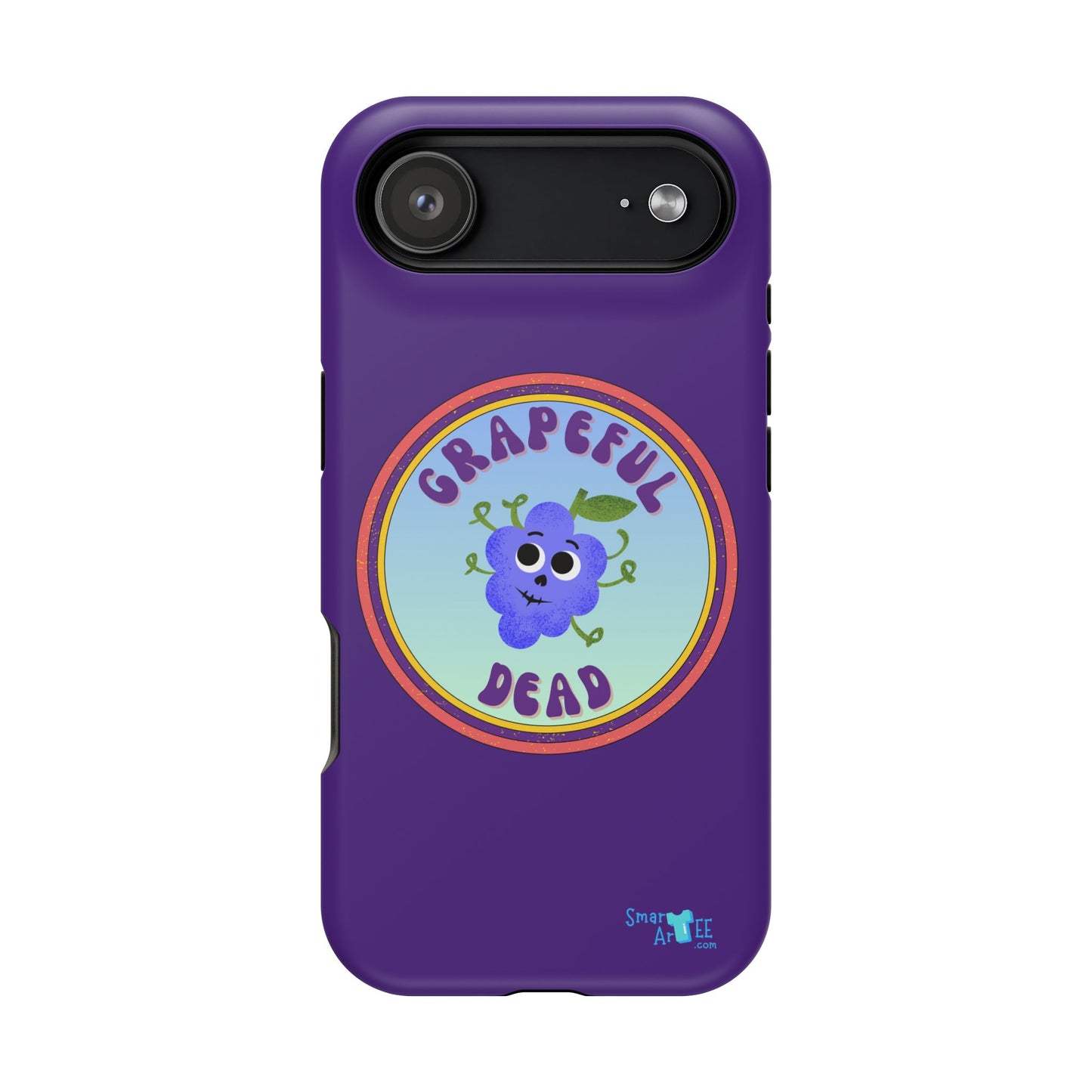 Whimsical Phone Case Featuring Grapeful Dead Design, Unique Protective Cover, Gift for Music Lovers, Fun Accessory for Festivals